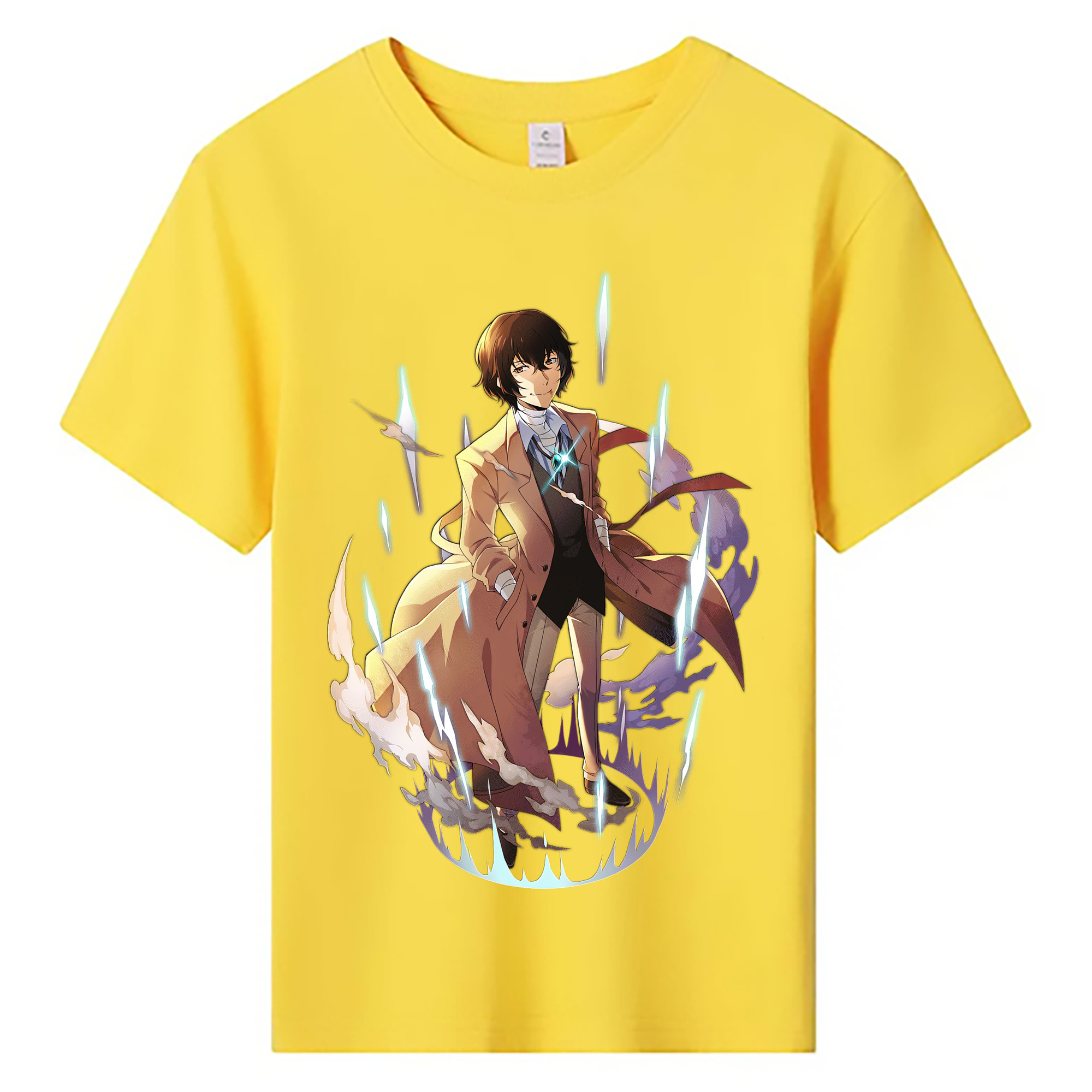 （画像用） 文豪ストレイドッグス Bungo Stray Dogs 綿100％キッズTシャツ（フロントプリント）