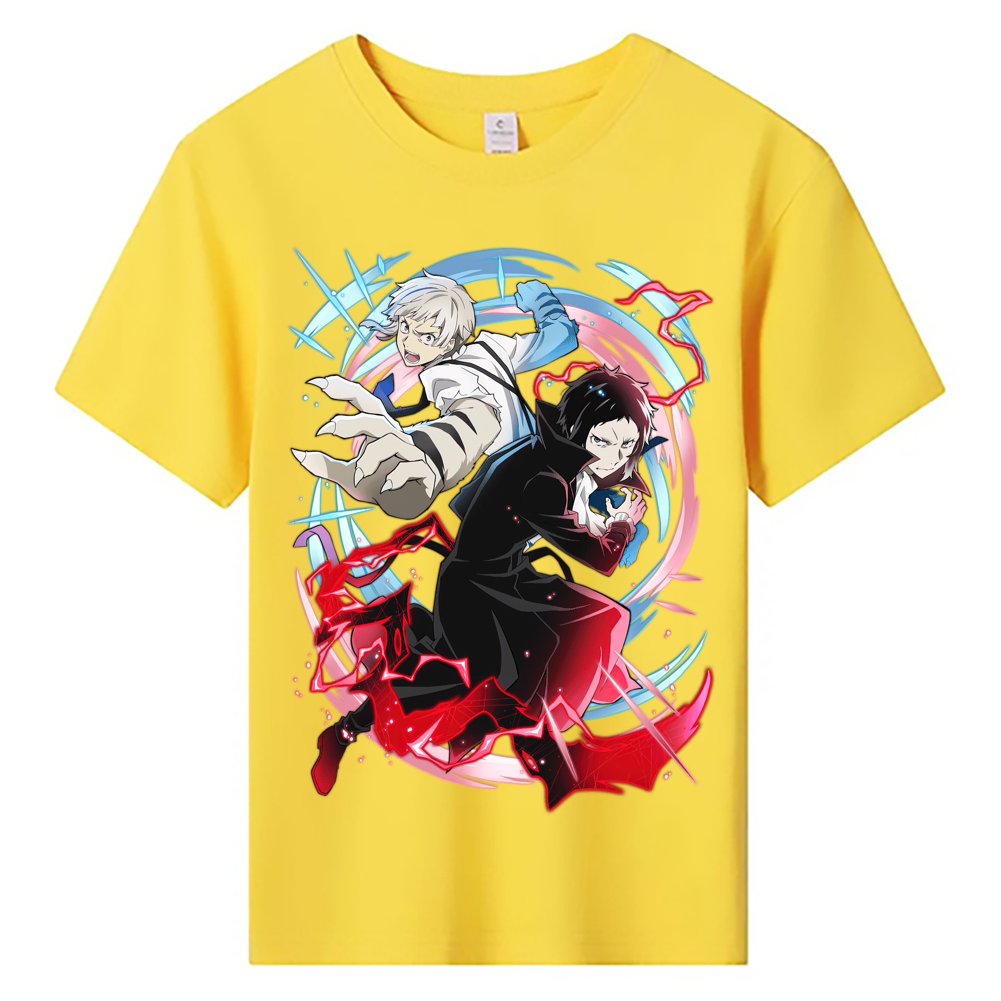 （画像用） 文豪ストレイドッグス Bungo Stray Dogs 綿100％キッズTシャツ（フロントプリント）