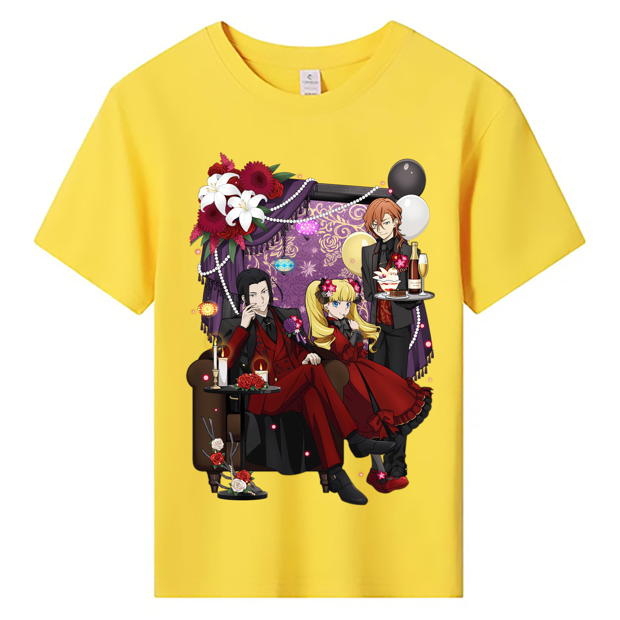 （画像用） 文豪ストレイドッグス Bungo Stray Dogs 綿100％キッズTシャツ（フロントプリント）