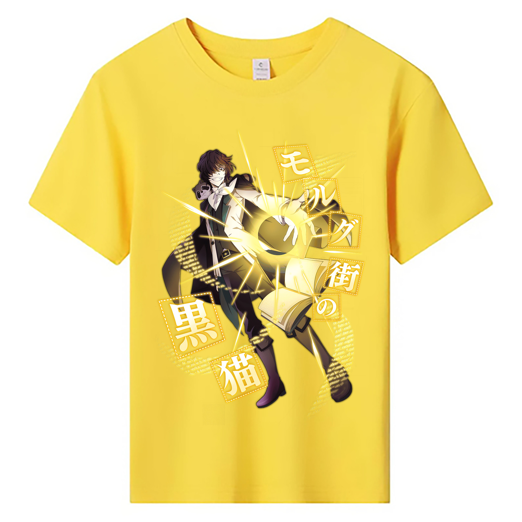 （画像用） 文豪ストレイドッグス Bungo Stray Dogs 綿100％キッズTシャツ（フロントプリント）