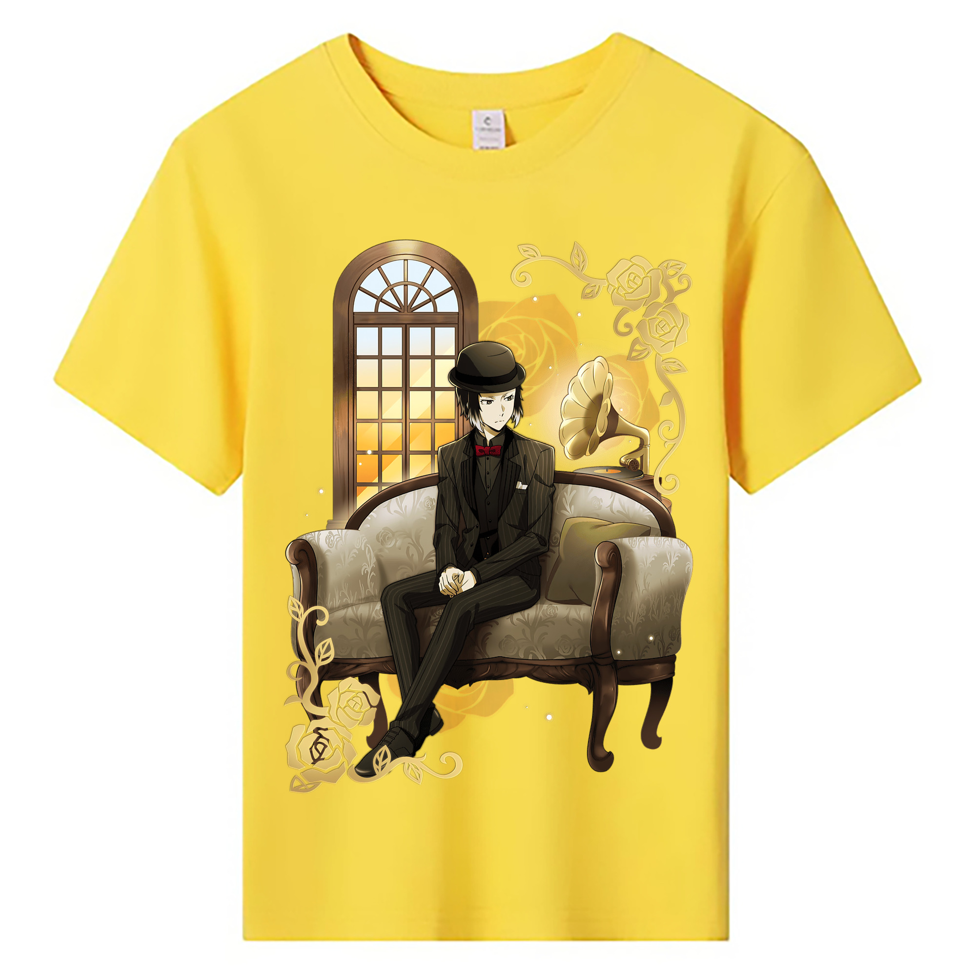 （画像用） 文豪ストレイドッグス Bungo Stray Dogs 綿100％キッズTシャツ（フロントプリント）