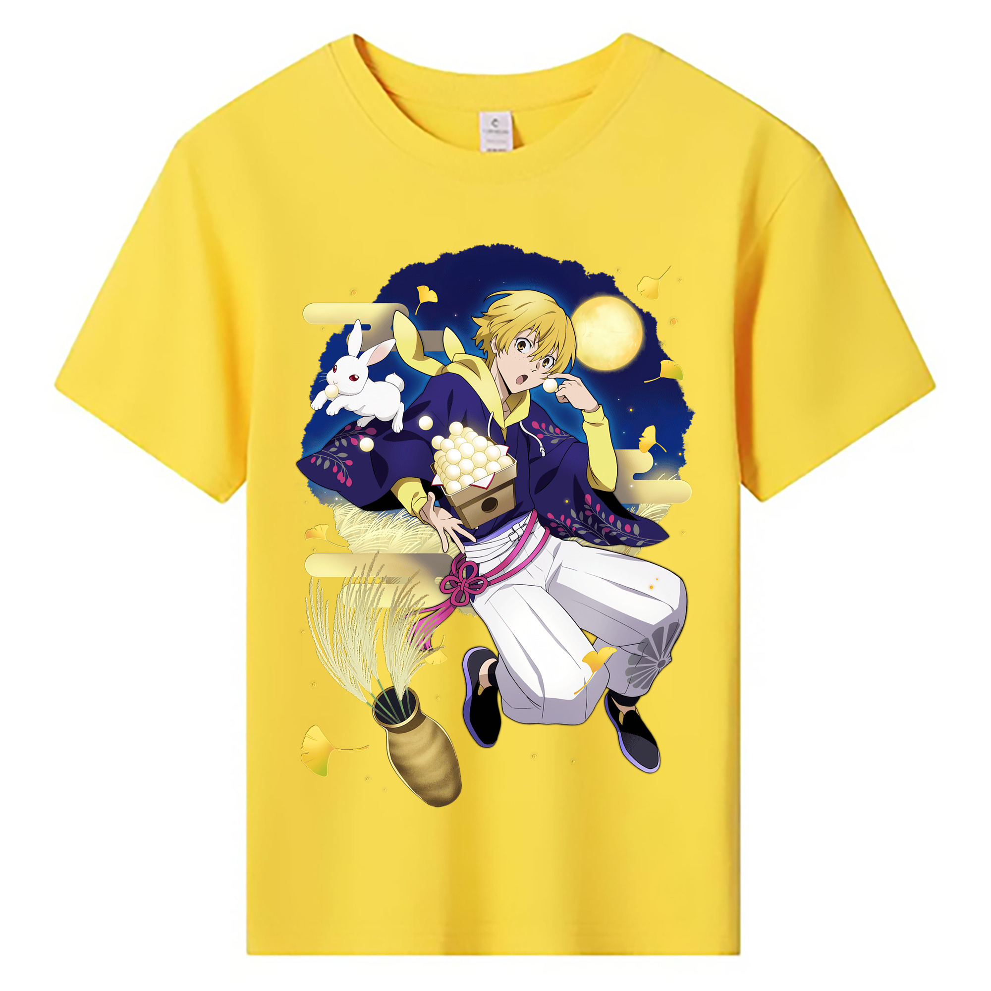 （画像用） 文豪ストレイドッグス Bungo Stray Dogs 綿100％キッズTシャツ（フロントプリント）