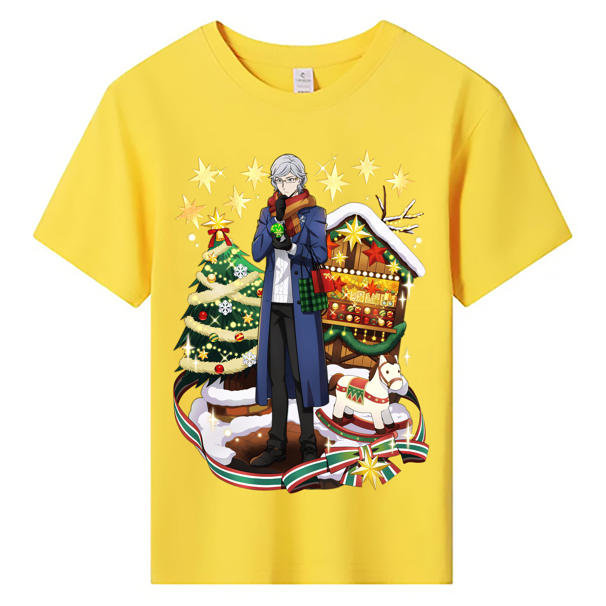 （画像用） 文豪ストレイドッグス Bungo Stray Dogs 綿100％キッズTシャツ（フロントプリント）