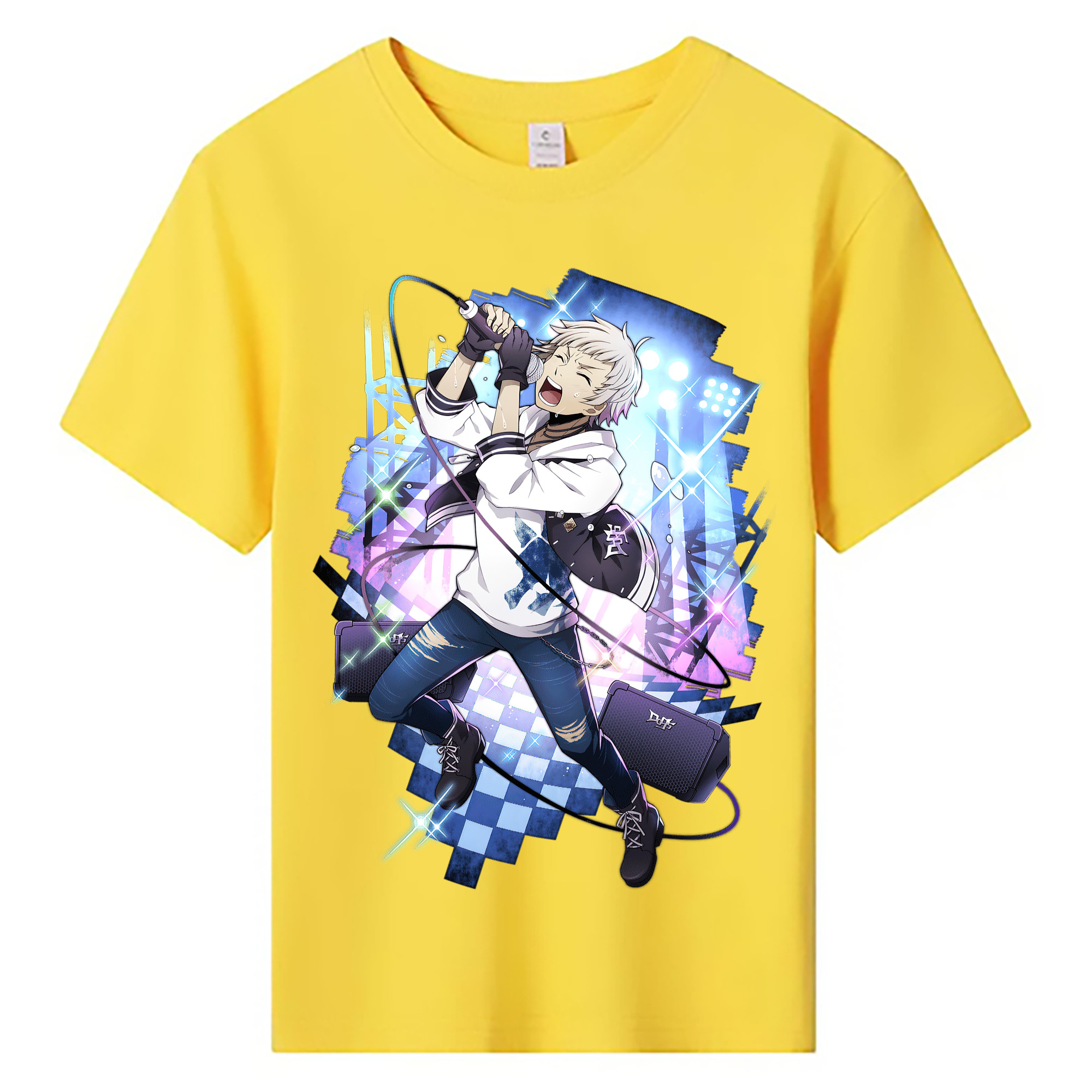 （画像用） 文豪ストレイドッグス Bungo Stray Dogs 綿100％キッズTシャツ（フロントプリント）