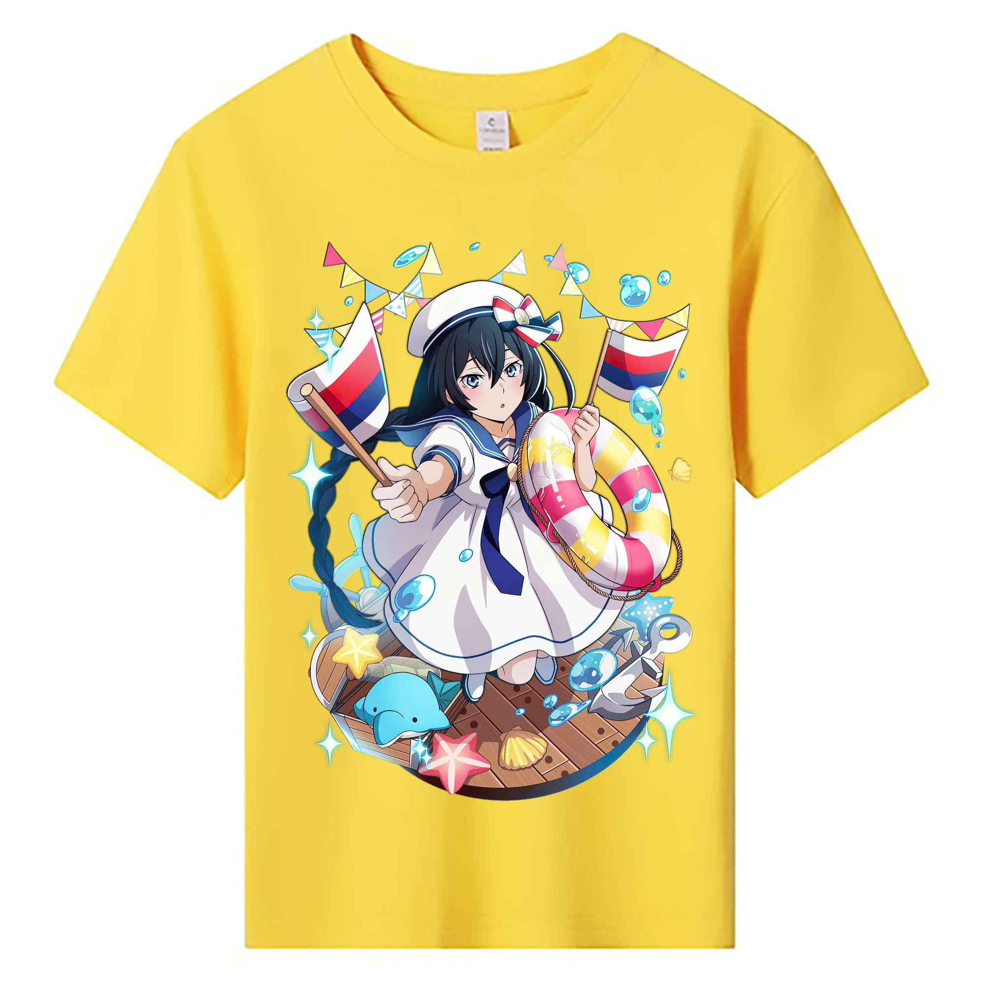 （画像用） 文豪ストレイドッグス Bungo Stray Dogs 綿100％キッズTシャツ（フロントプリント）