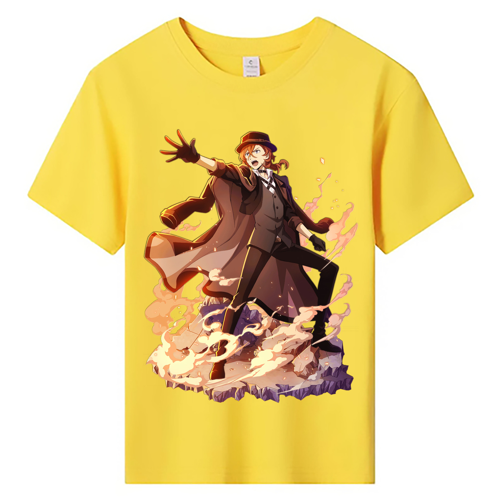 （画像用） 文豪ストレイドッグス Bungo Stray Dogs 綿100％キッズTシャツ（フロントプリント）