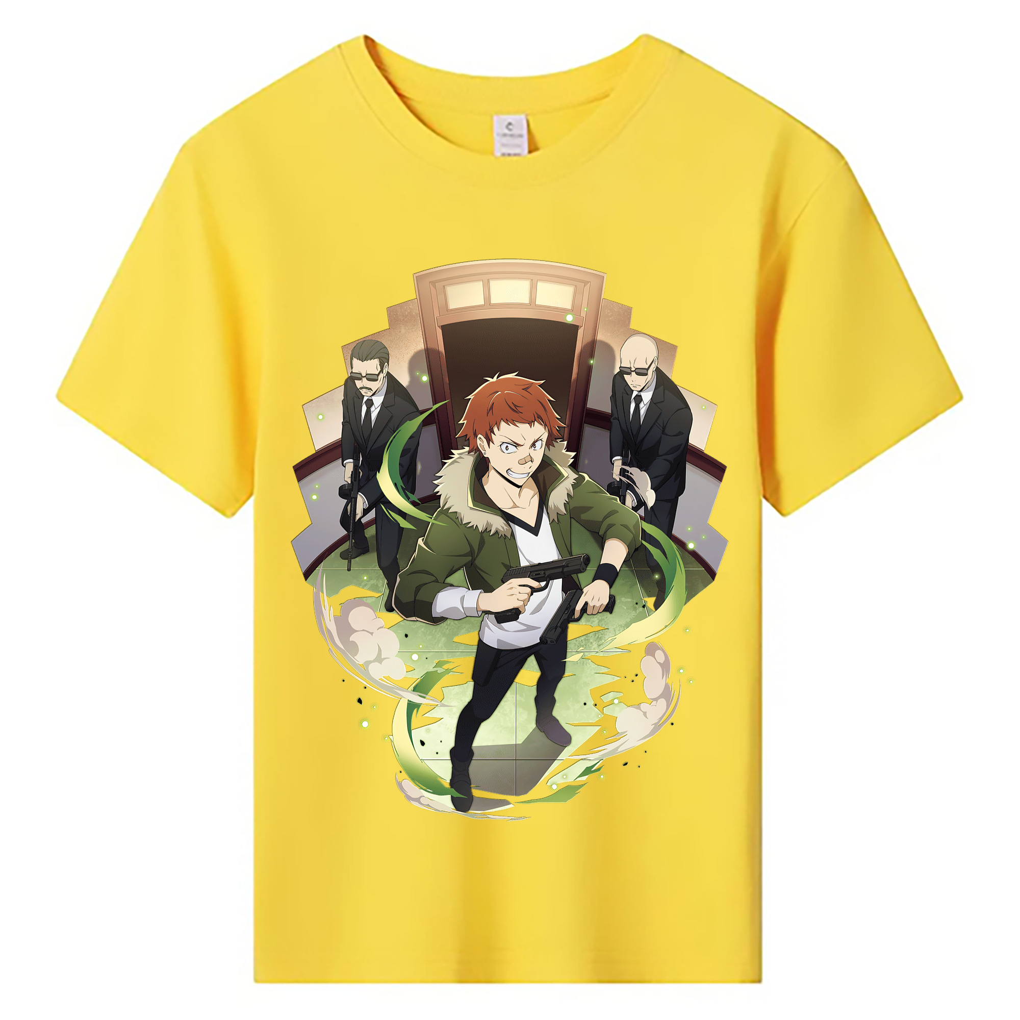（画像用） 文豪ストレイドッグス Bungo Stray Dogs 綿100％キッズTシャツ（フロントプリント）