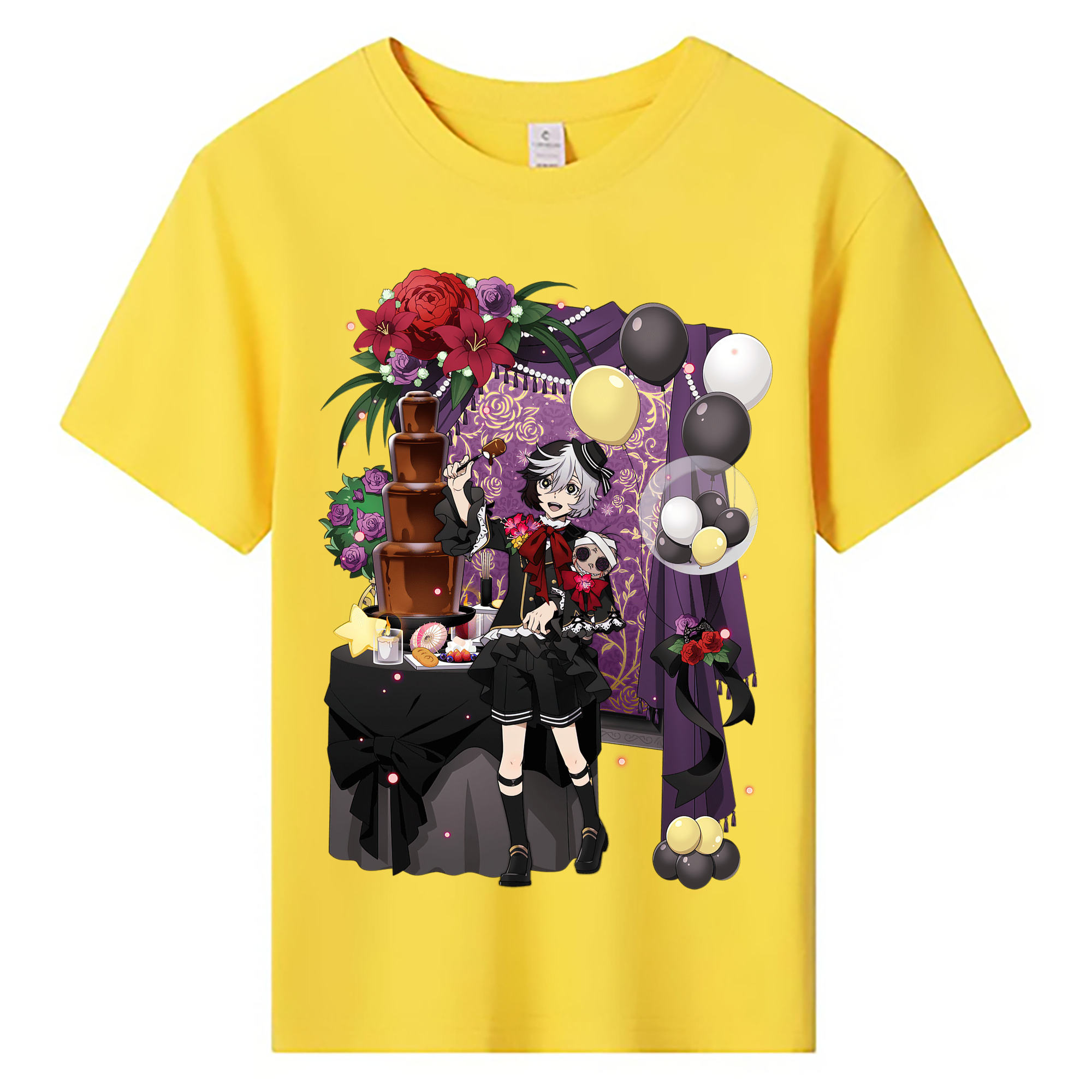 （画像用） 文豪ストレイドッグス Bungo Stray Dogs 綿100％キッズTシャツ（フロントプリント）