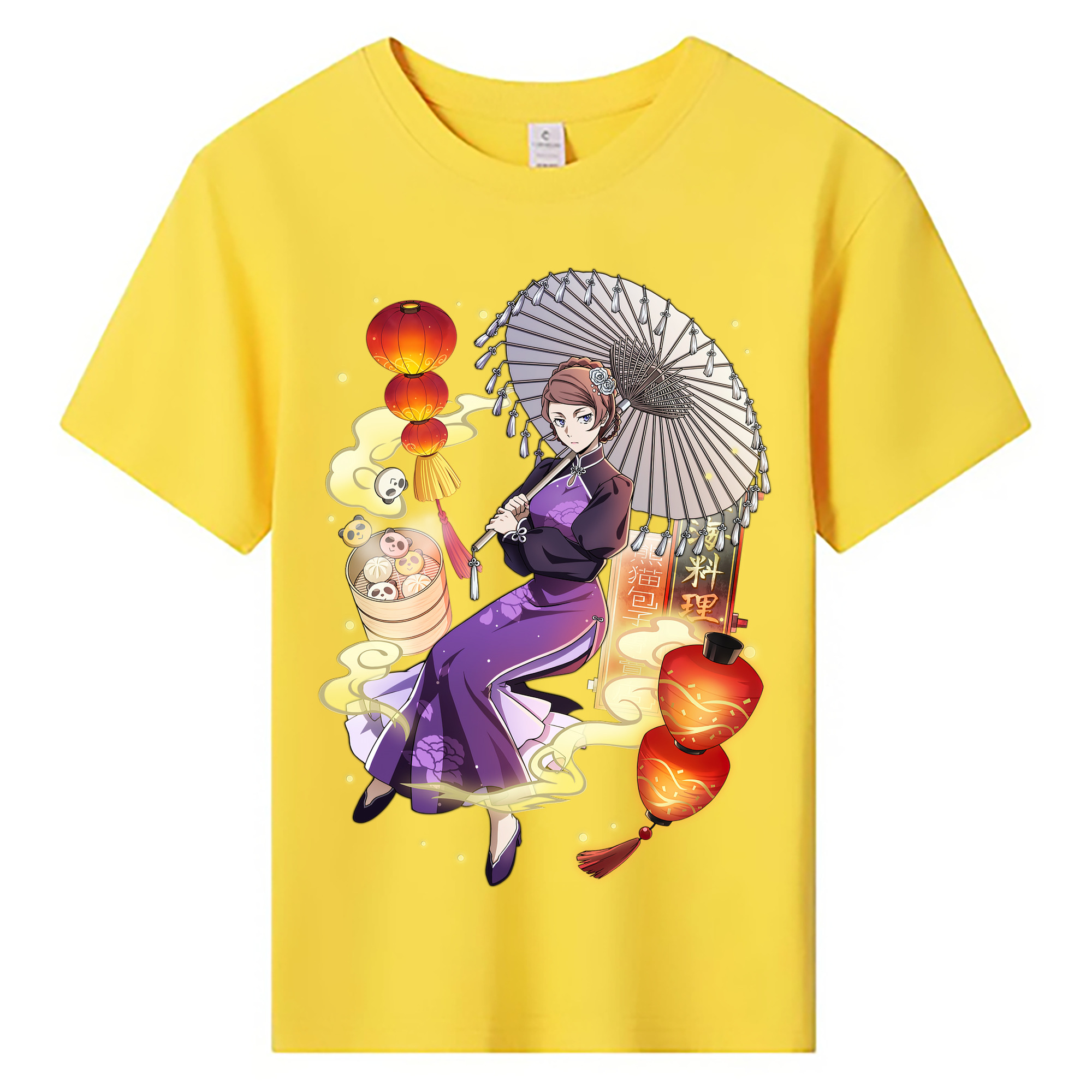 （画像用） 文豪ストレイドッグス Bungo Stray Dogs 綿100％キッズTシャツ（フロントプリント）
