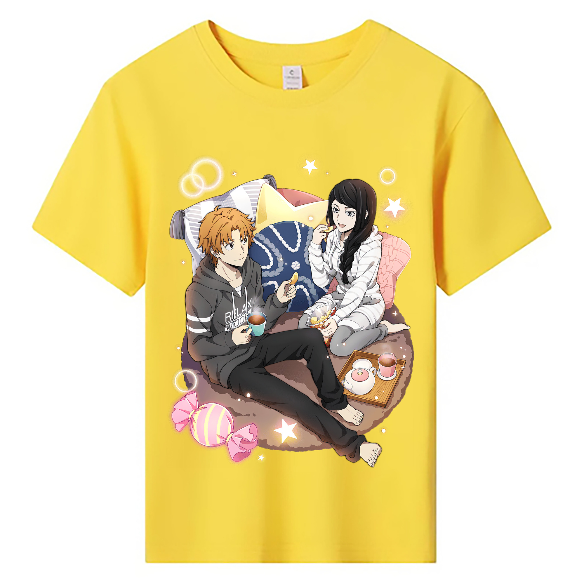 （画像用） 文豪ストレイドッグス Bungo Stray Dogs 綿100％キッズTシャツ（フロントプリント）