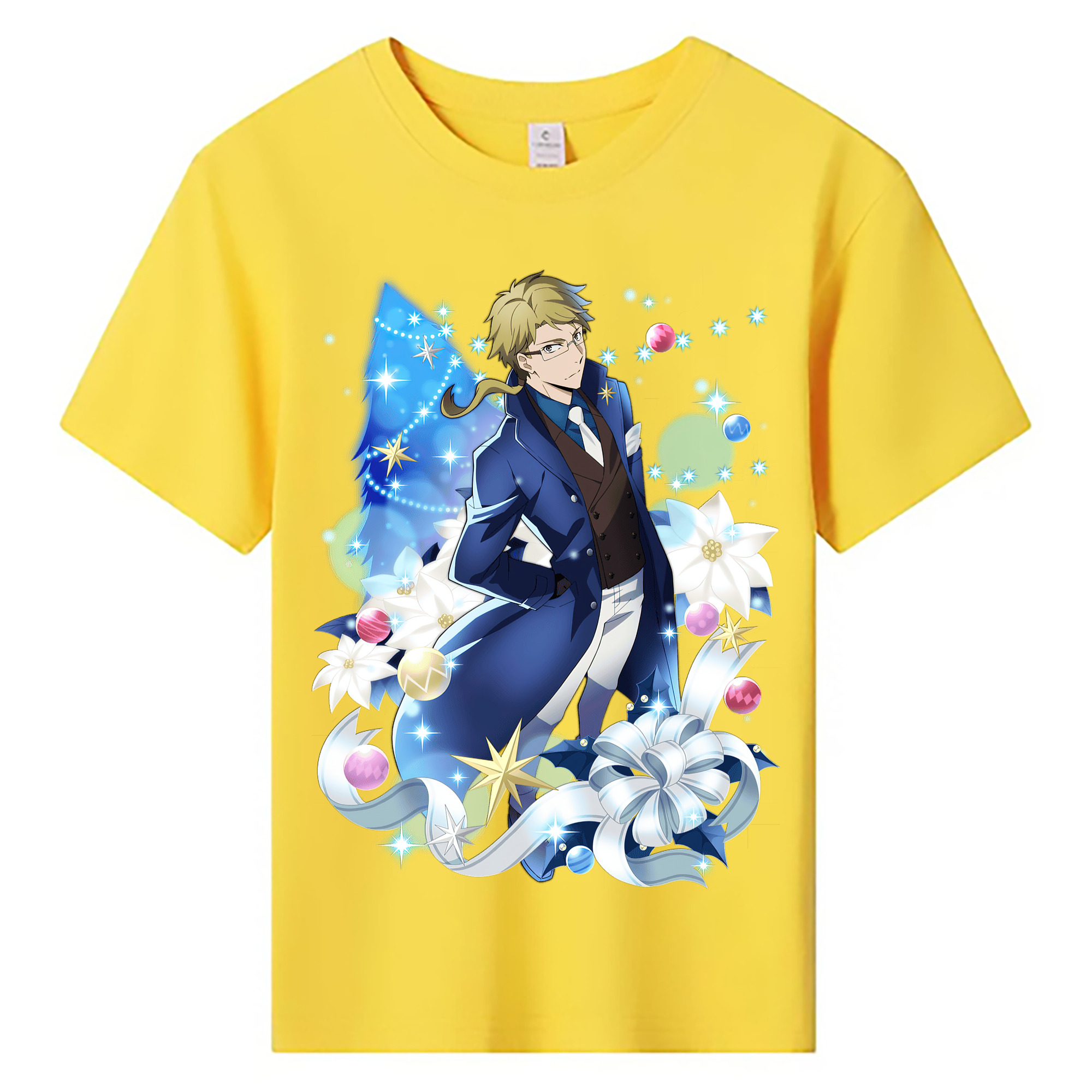 （画像用） 文豪ストレイドッグス Bungo Stray Dogs 綿100％キッズTシャツ（フロントプリント）