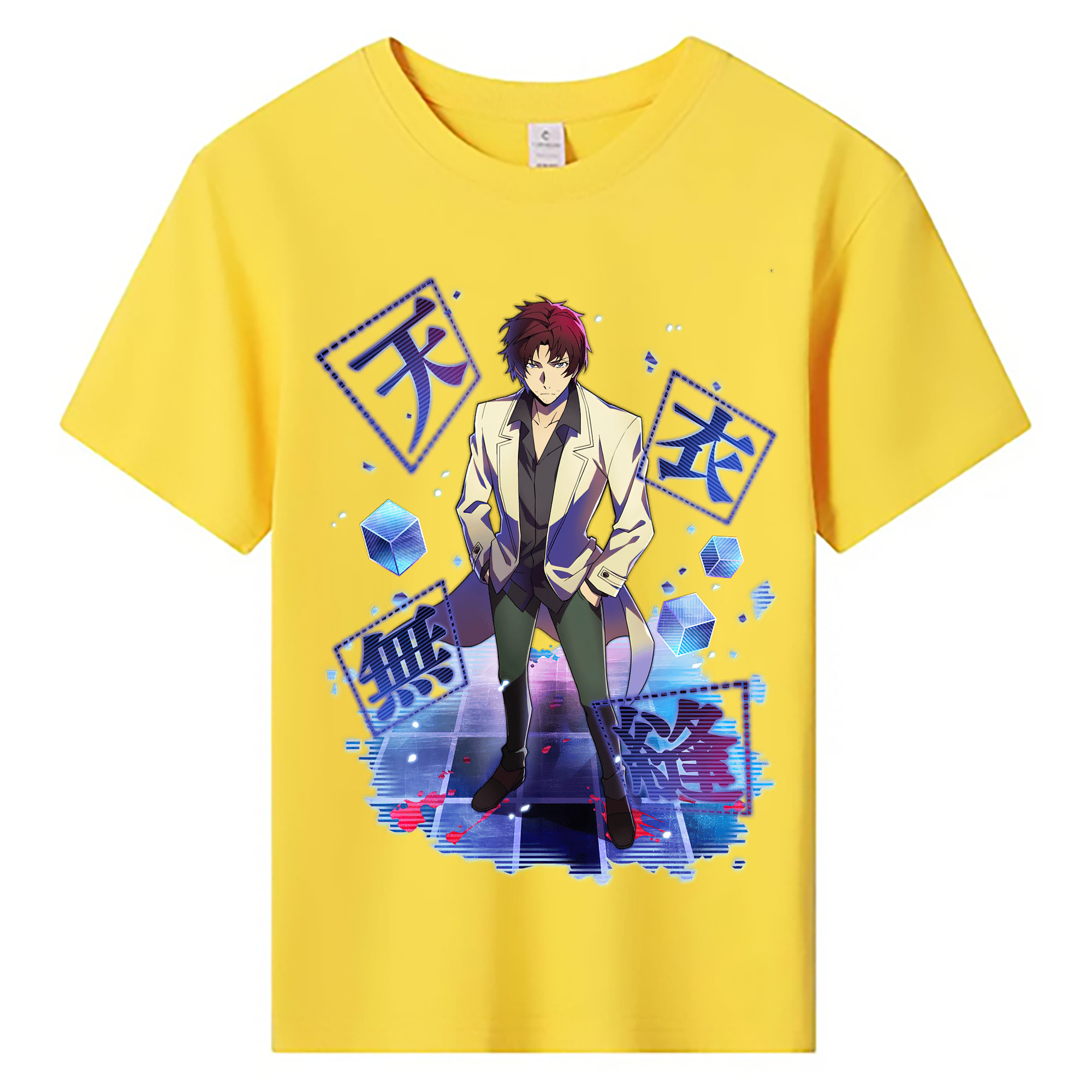 （画像用） 文豪ストレイドッグス Bungo Stray Dogs 綿100％キッズTシャツ（フロントプリント）