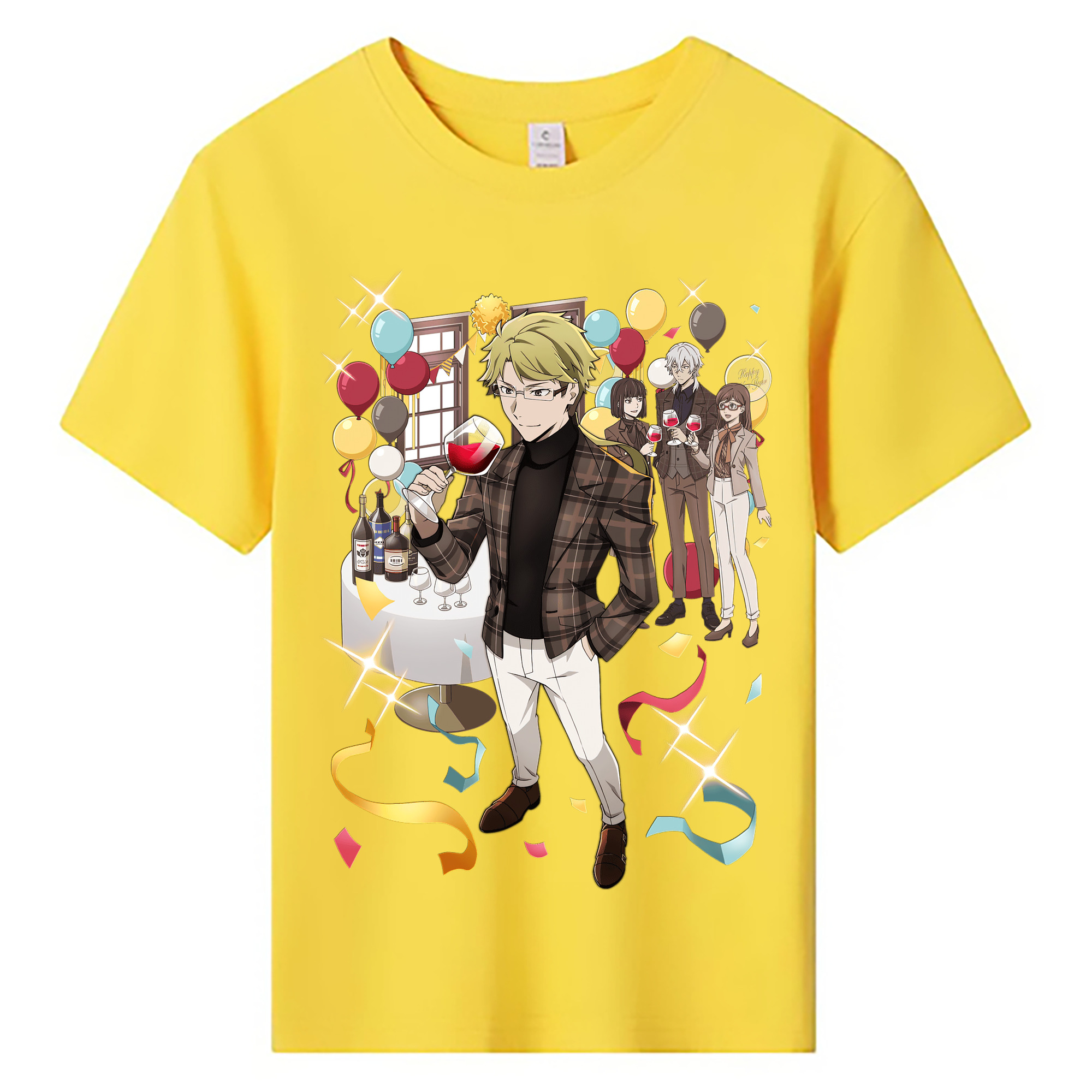 （画像用） 文豪ストレイドッグス Bungo Stray Dogs 綿100％キッズTシャツ（フロントプリント）
