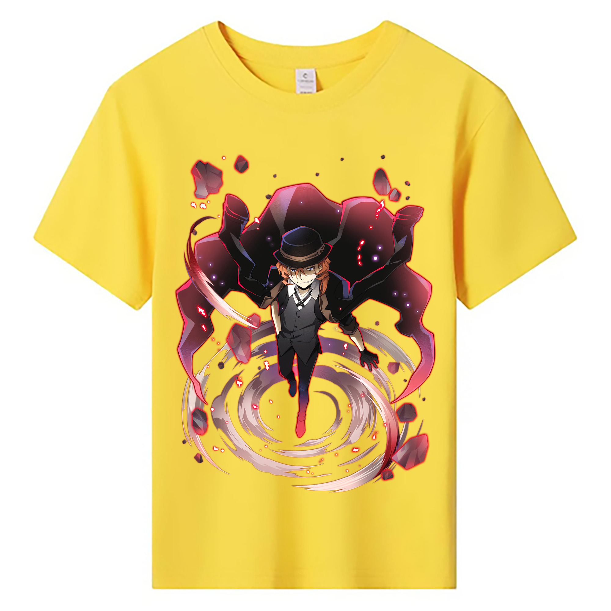 （画像用） 文豪ストレイドッグス Bungo Stray Dogs 綿100％キッズTシャツ（フロントプリント）