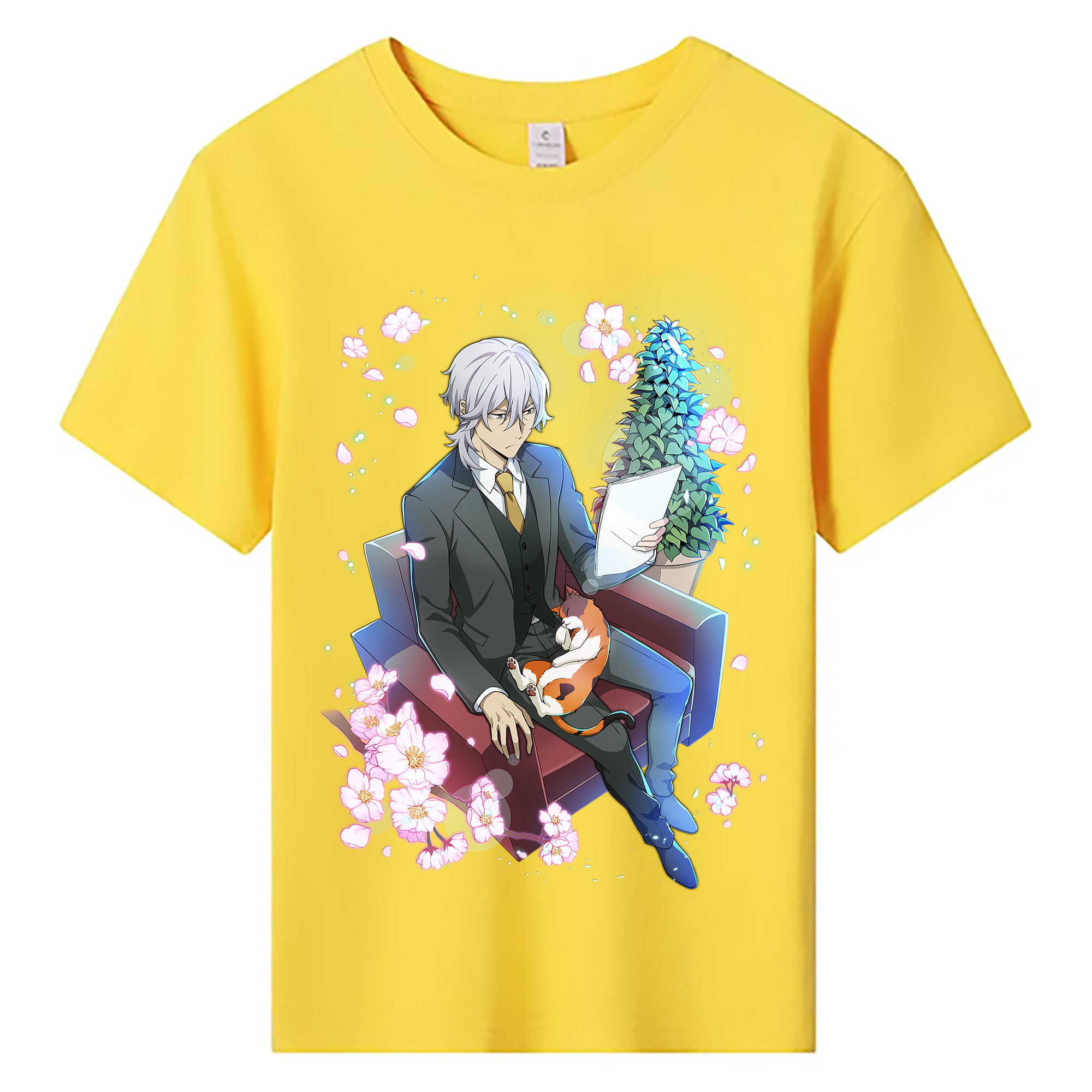 （画像用） 文豪ストレイドッグス Bungo Stray Dogs 綿100％キッズTシャツ（フロントプリント）