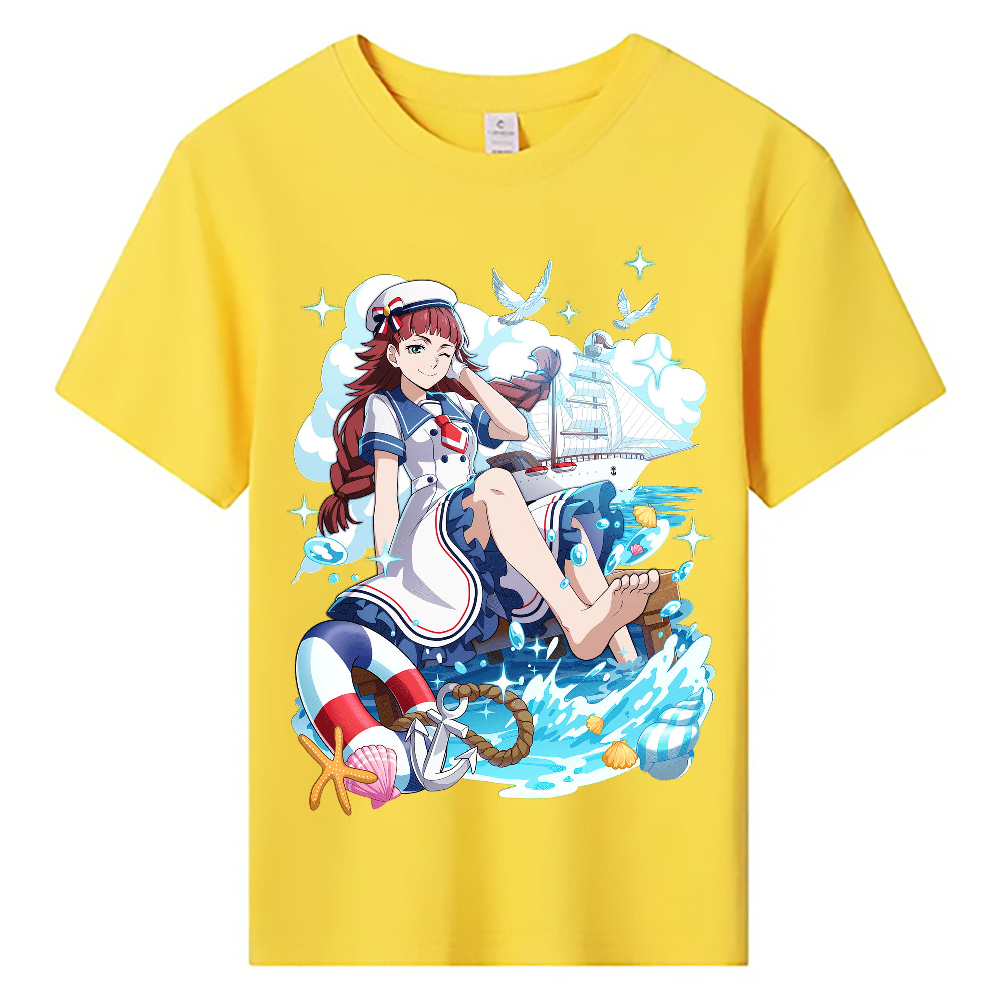 （画像用） 文豪ストレイドッグス Bungo Stray Dogs 綿100％キッズTシャツ（フロントプリント）