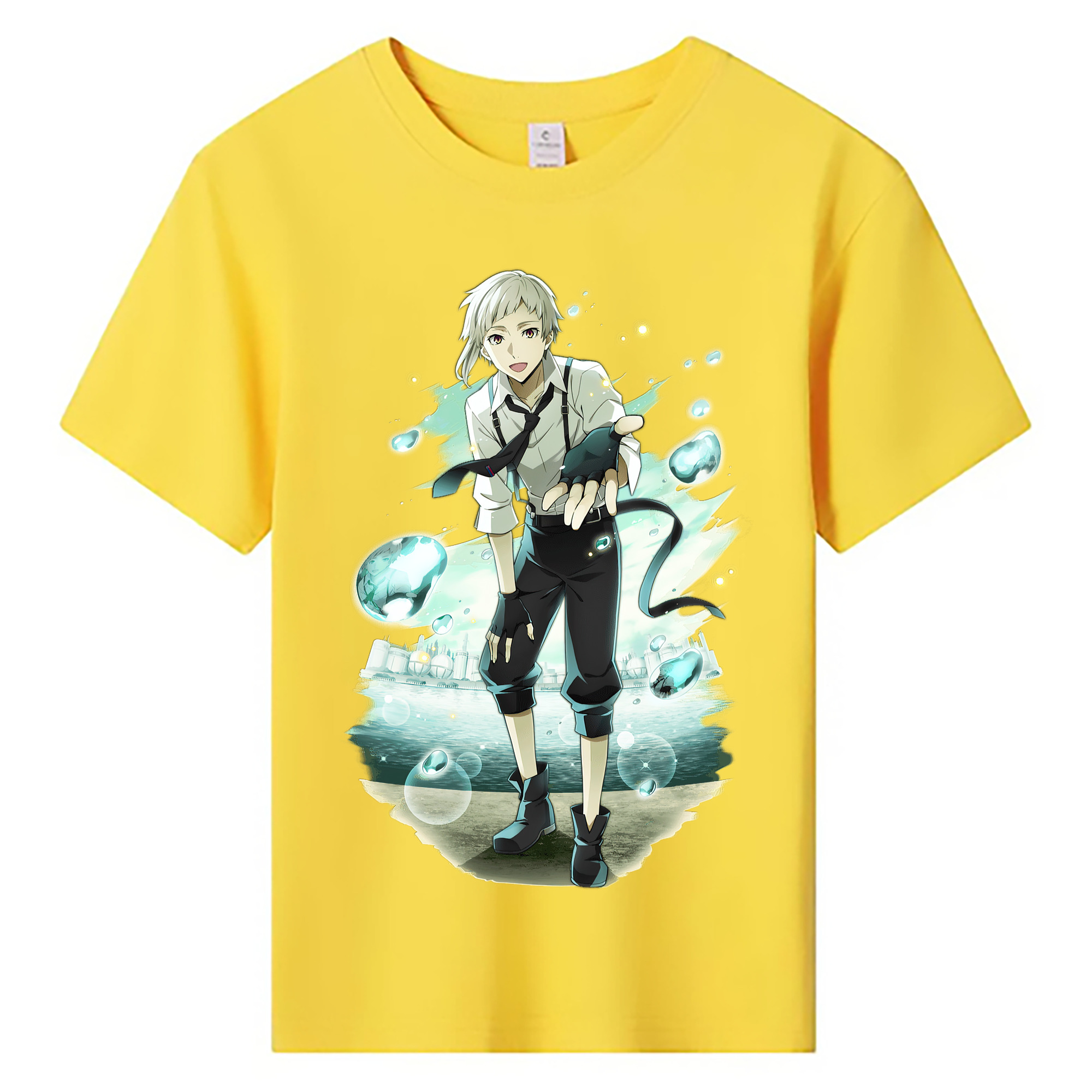（画像用） 文豪ストレイドッグス Bungo Stray Dogs 綿100％キッズTシャツ（フロントプリント）