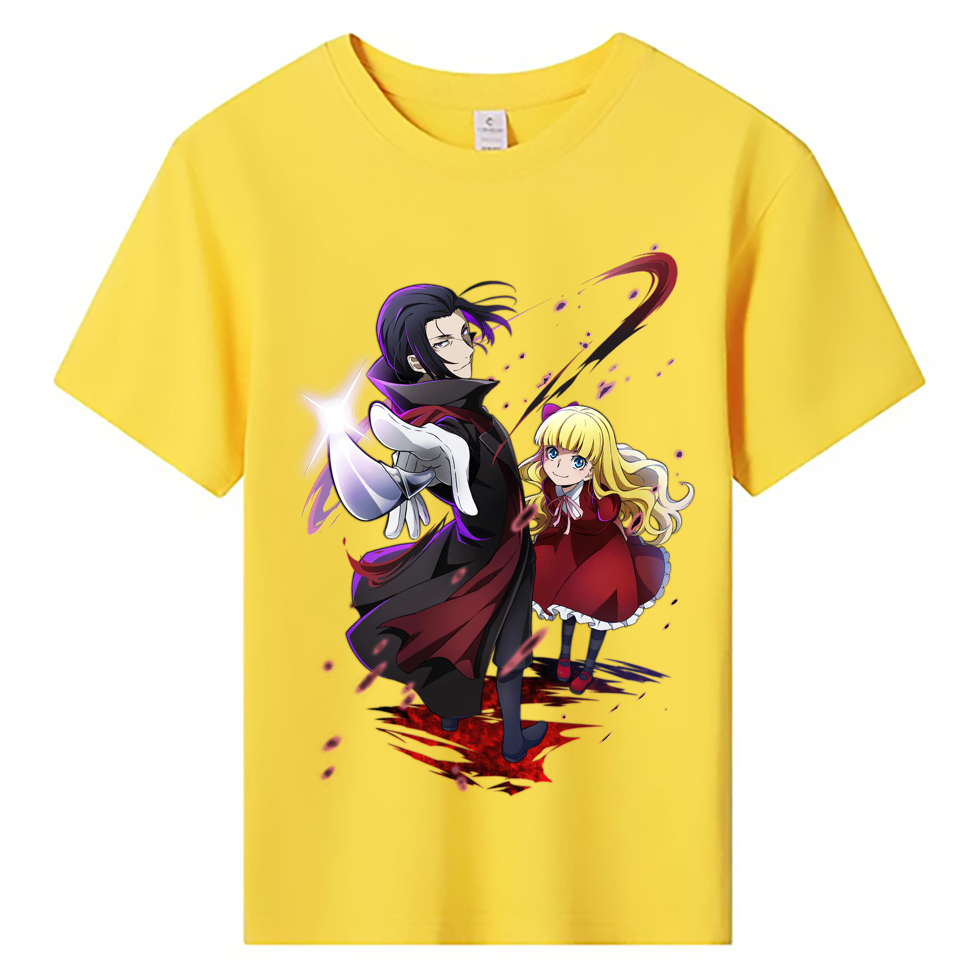 （画像用） 文豪ストレイドッグス Bungo Stray Dogs 綿100％キッズTシャツ（フロントプリント）