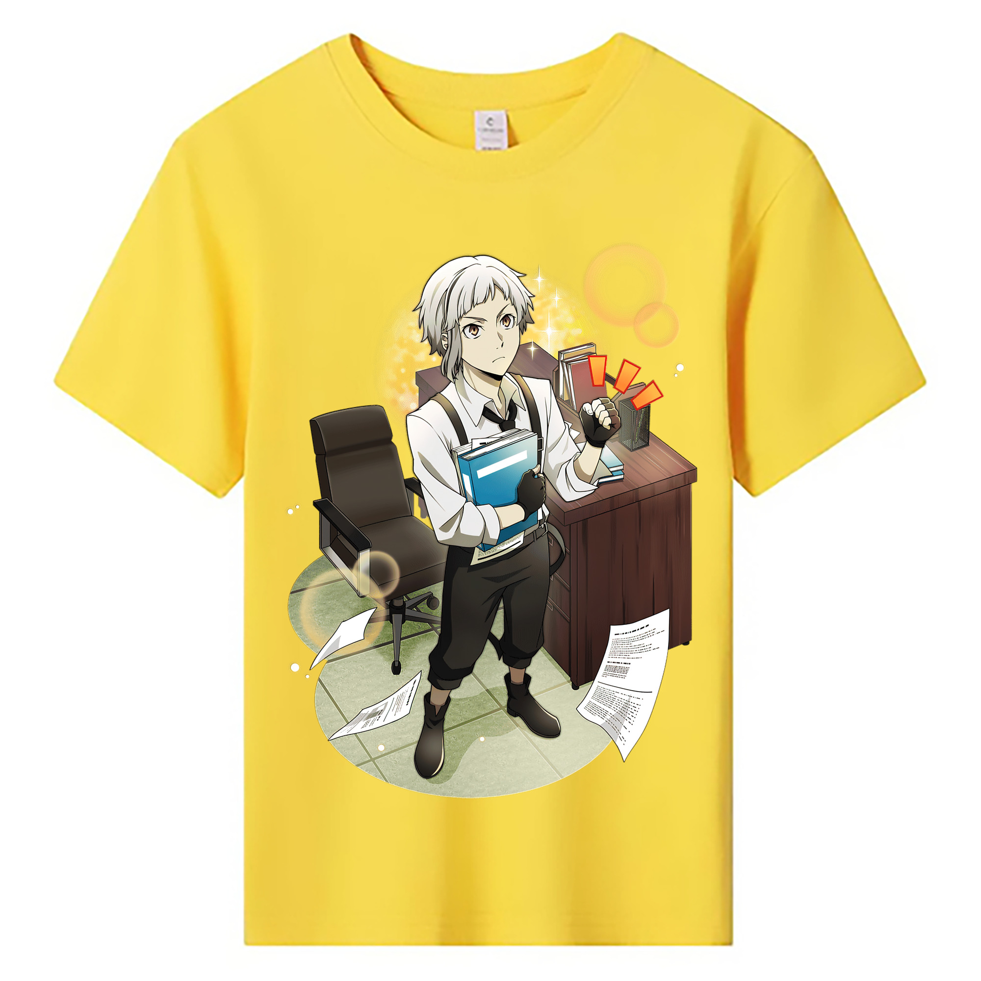 （画像用） 文豪ストレイドッグス Bungo Stray Dogs 綿100％キッズTシャツ（フロントプリント）