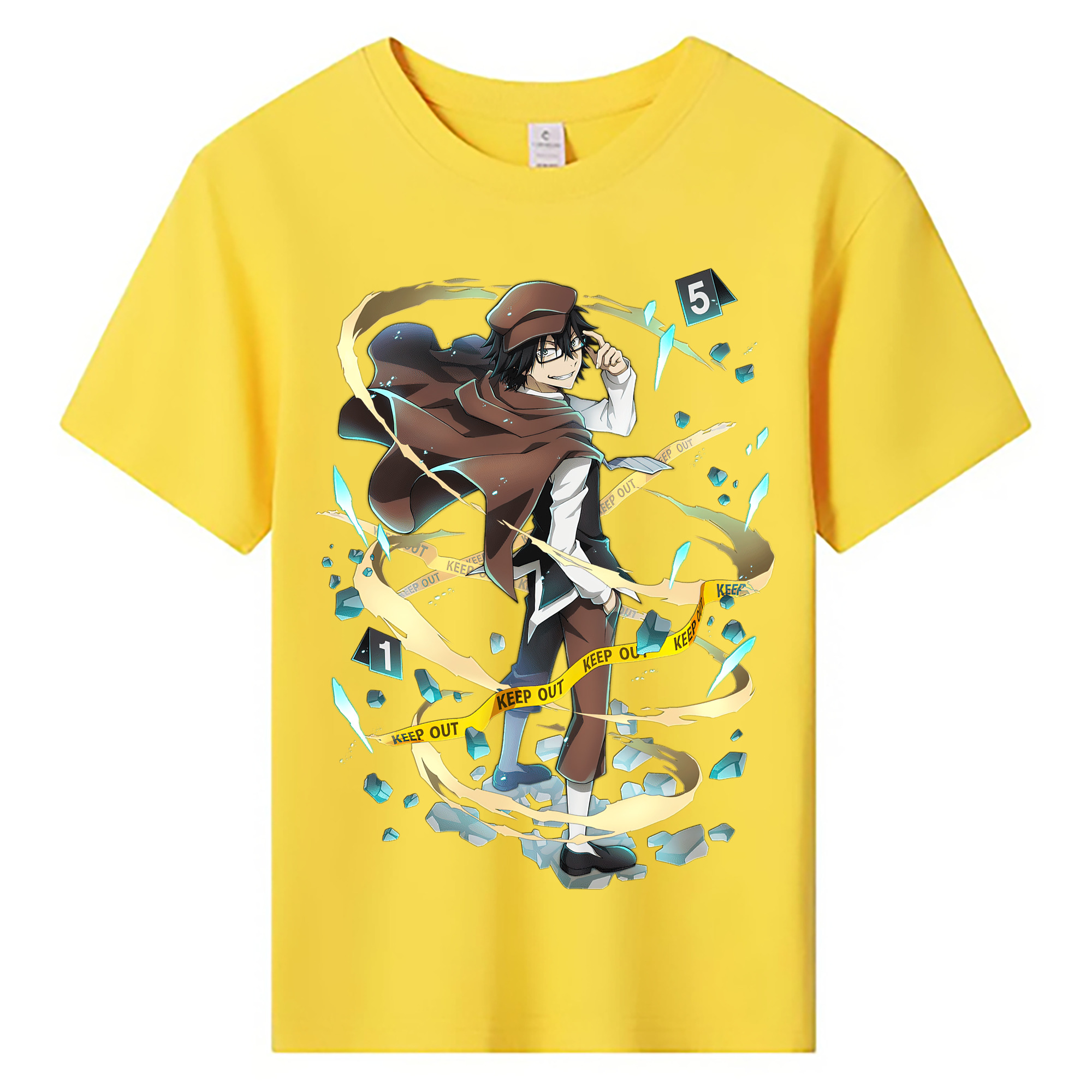 （画像用） 文豪ストレイドッグス Bungo Stray Dogs 綿100％キッズTシャツ（フロントプリント）