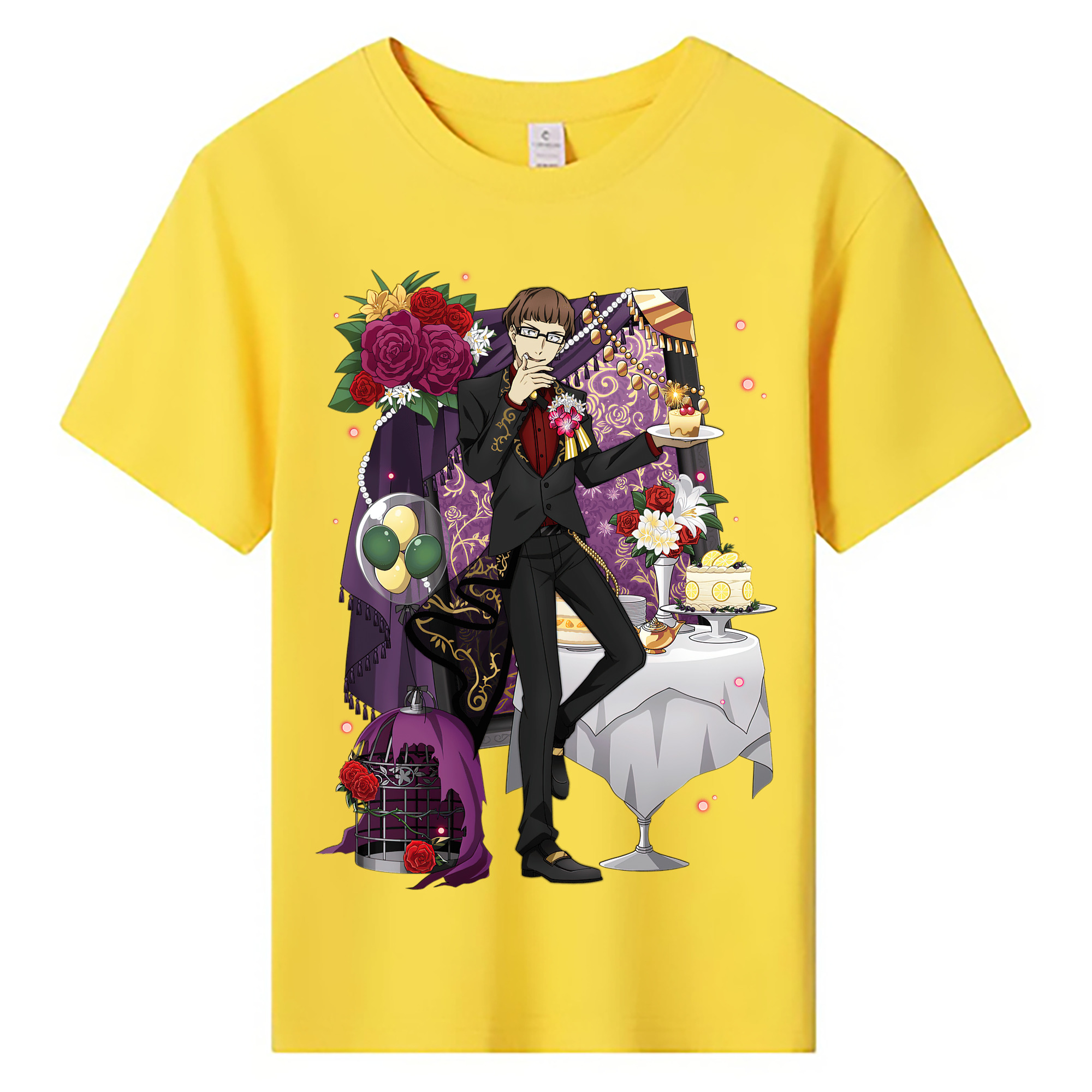 （画像用） 文豪ストレイドッグス Bungo Stray Dogs 綿100％キッズTシャツ（フロントプリント）