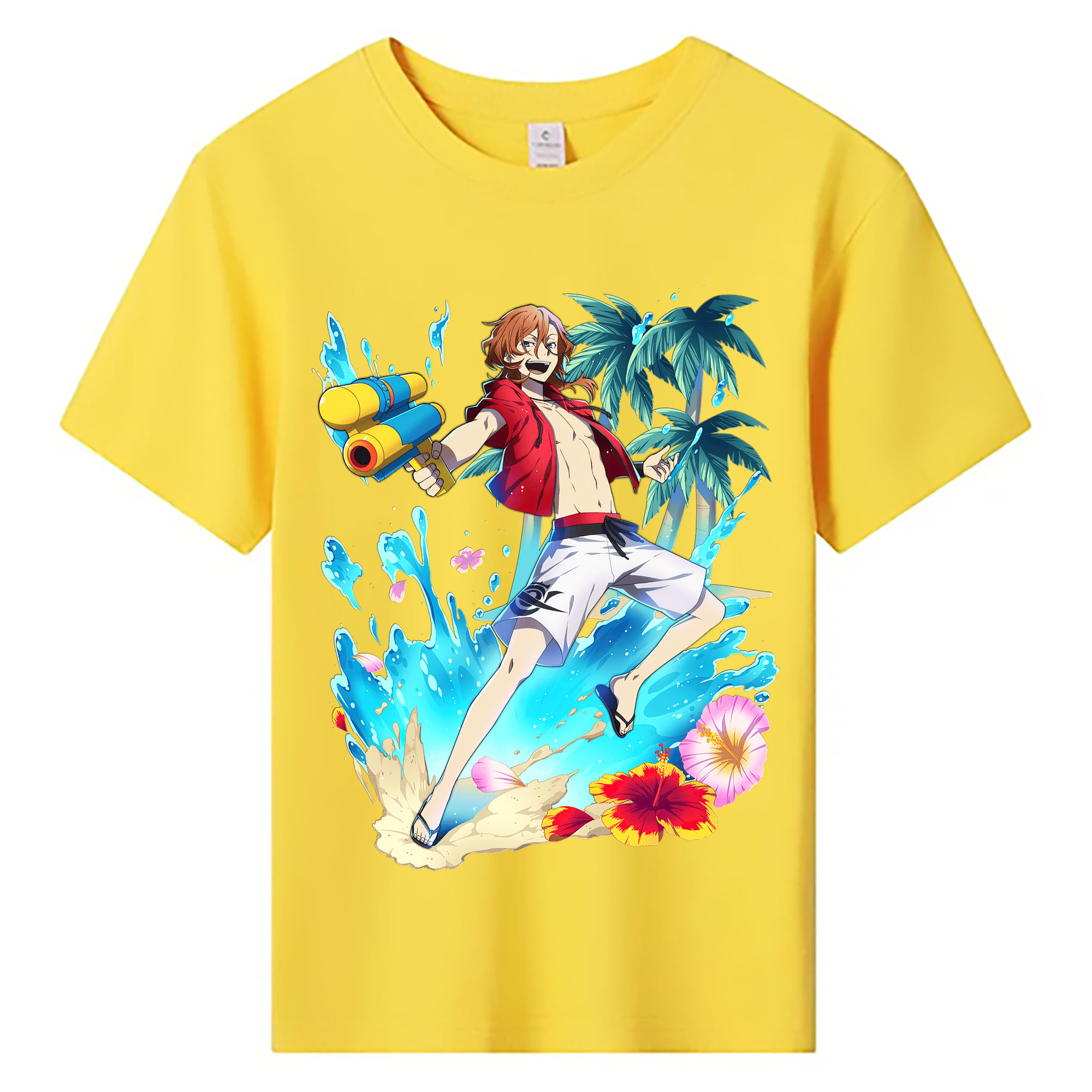（画像用） 文豪ストレイドッグス Bungo Stray Dogs 綿100％キッズTシャツ（フロントプリント）