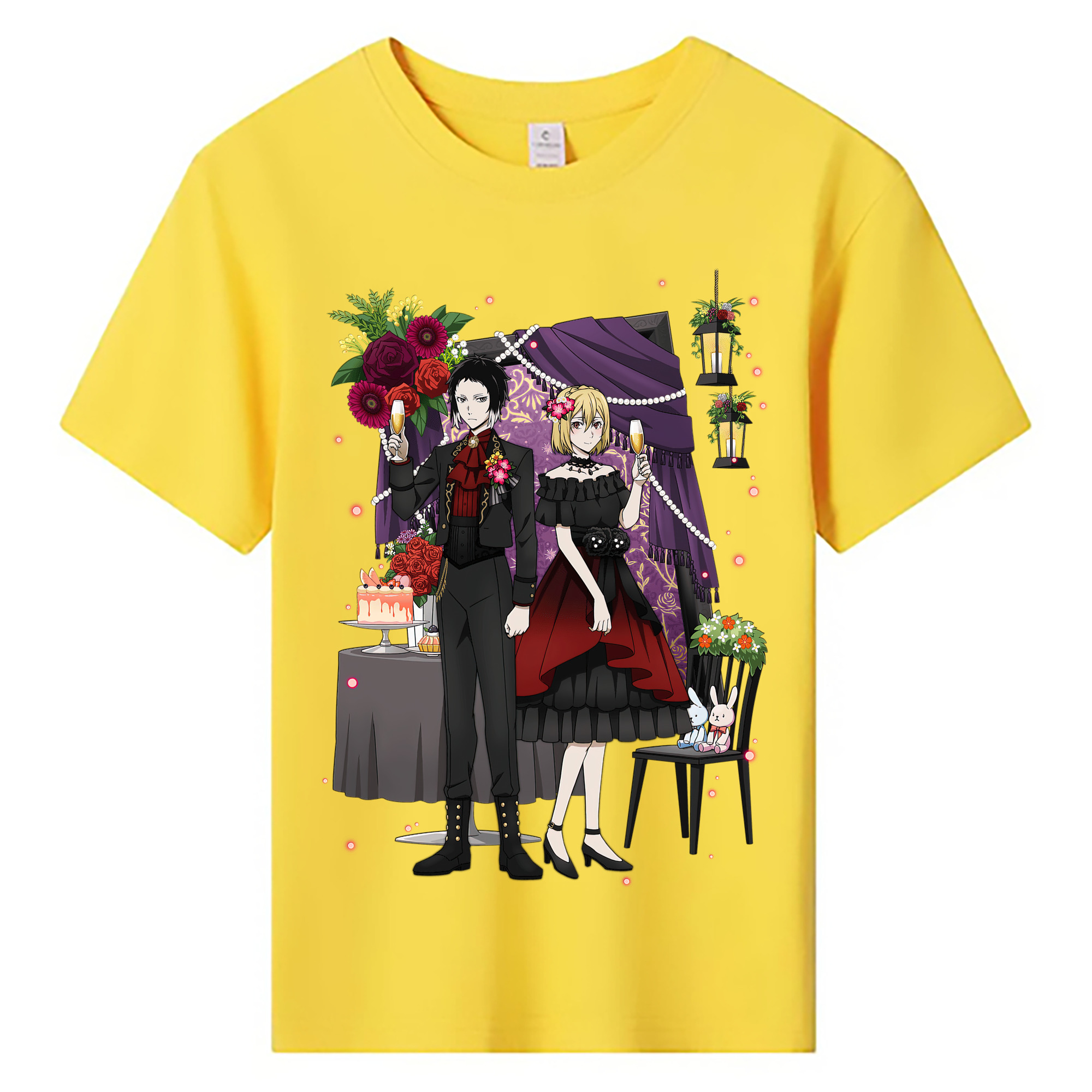 （画像用） 文豪ストレイドッグス Bungo Stray Dogs 綿100％キッズTシャツ（フロントプリント）