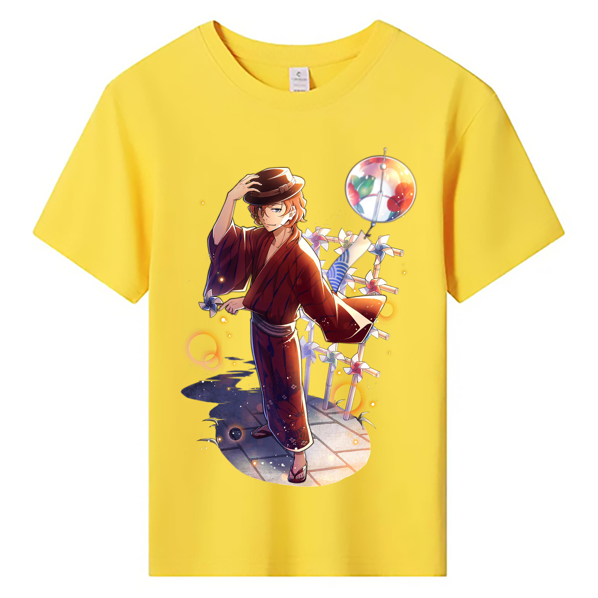（画像用） 文豪ストレイドッグス Bungo Stray Dogs 綿100％キッズTシャツ（フロントプリント）