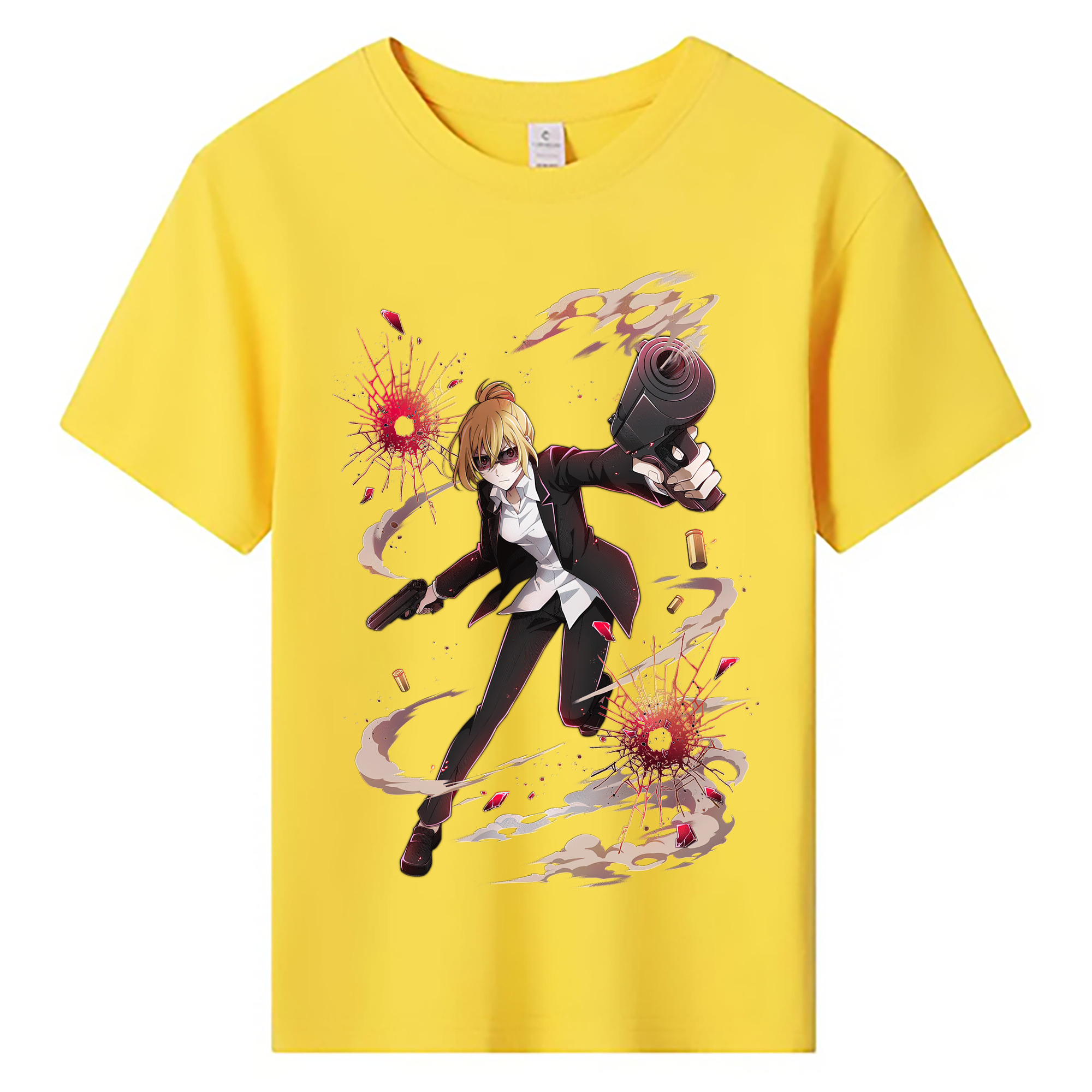 （画像用） 文豪ストレイドッグス Bungo Stray Dogs 綿100％キッズTシャツ（フロントプリント）