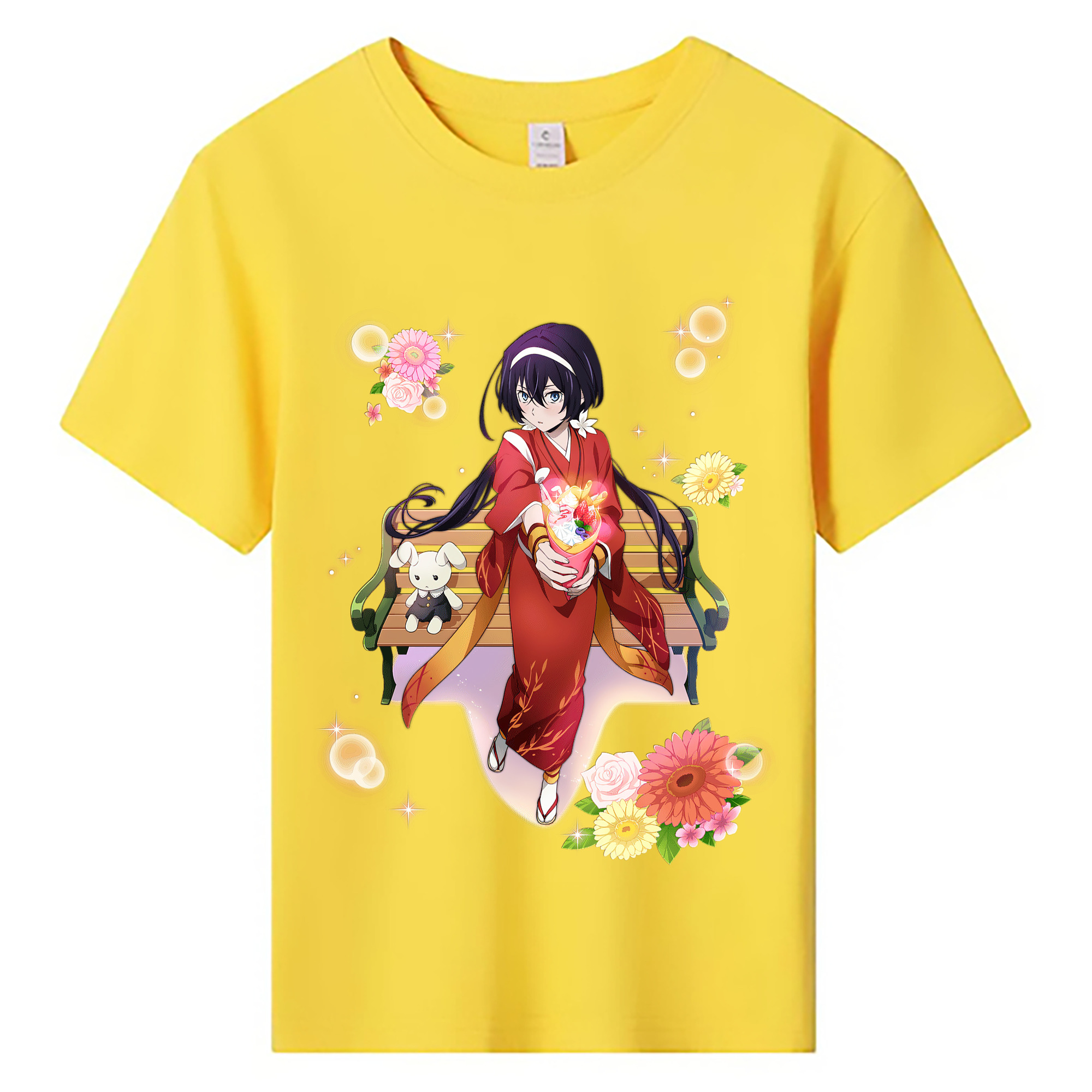 （画像用） 文豪ストレイドッグス Bungo Stray Dogs 綿100％キッズTシャツ（フロントプリント）