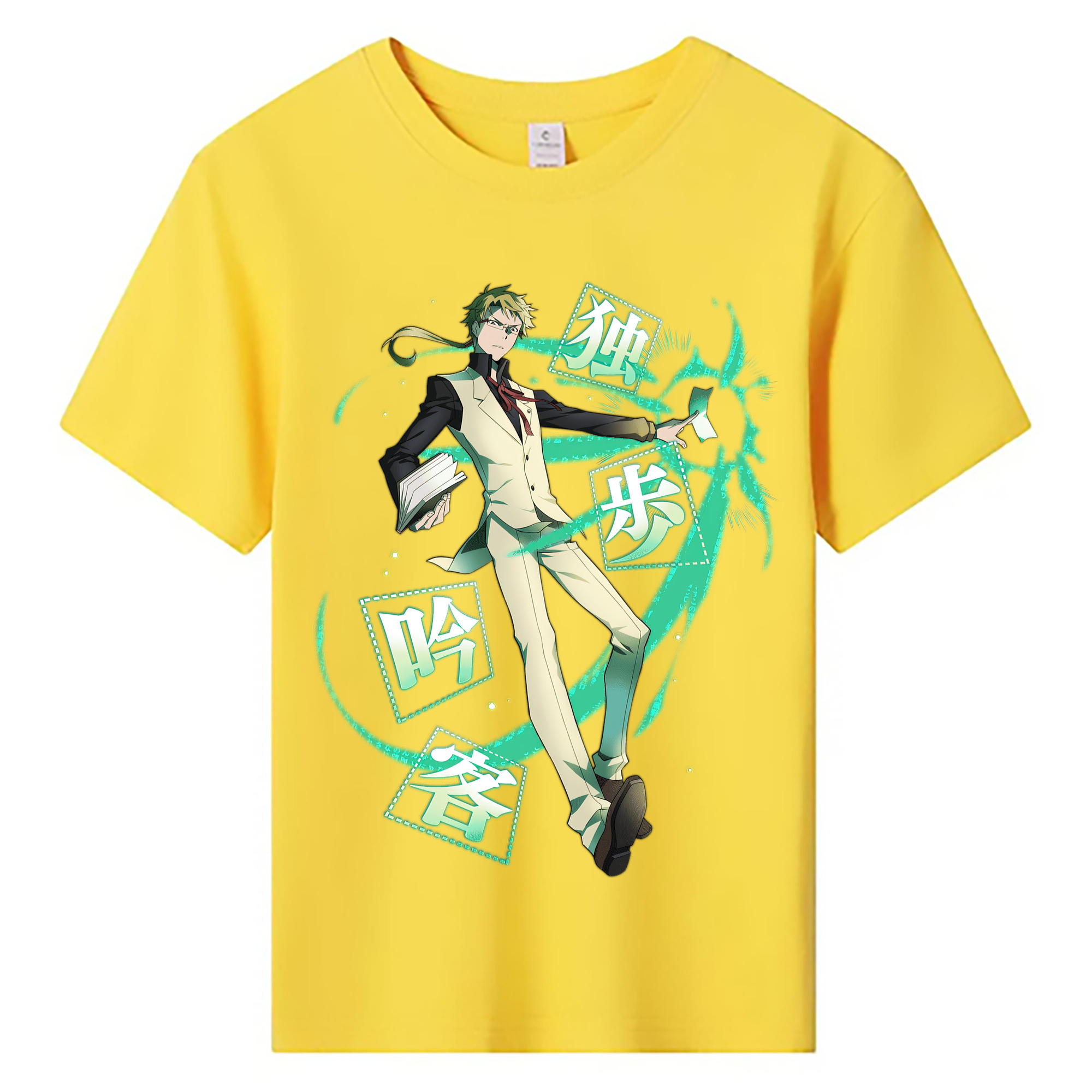 （画像用） 文豪ストレイドッグス Bungo Stray Dogs 綿100％キッズTシャツ（フロントプリント）