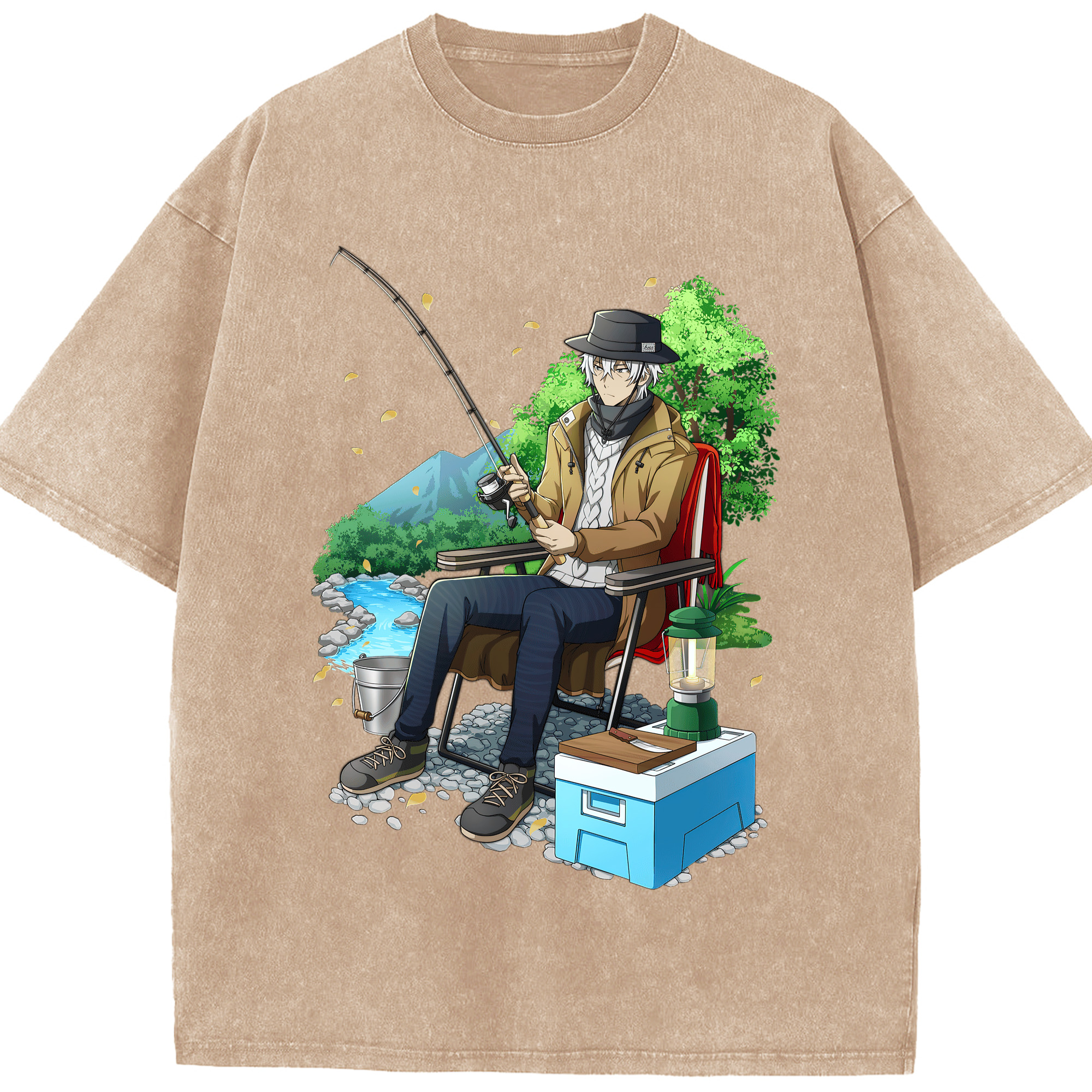 （画像用） 文豪ストレイドッグス Bungo Stray Dogs 綿100% ヴィンテージ風 半袖Tシャツ（フロントプリント）