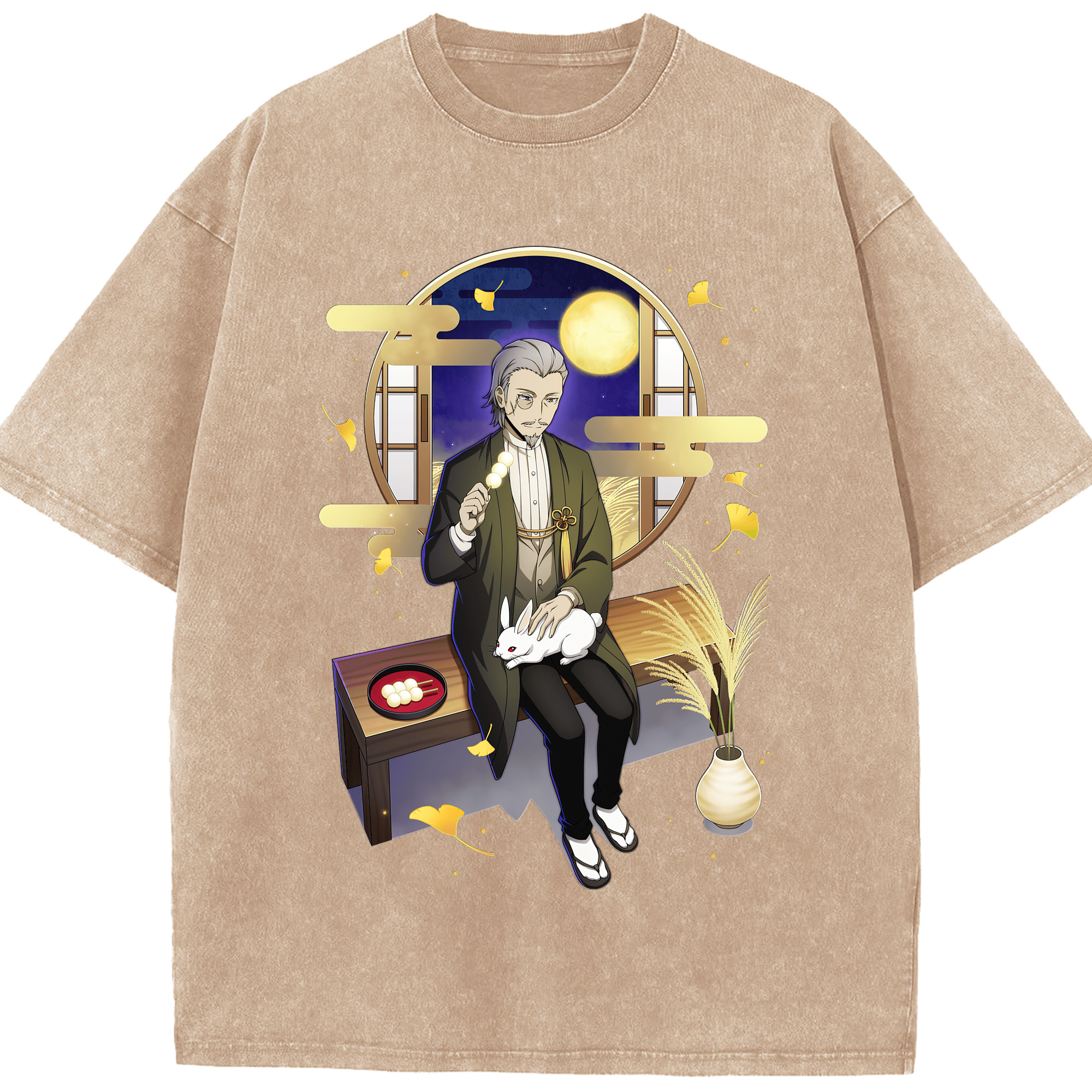 （画像用） 文豪ストレイドッグス Bungo Stray Dogs 綿100% ヴィンテージ風 半袖Tシャツ（フロントプリント）
