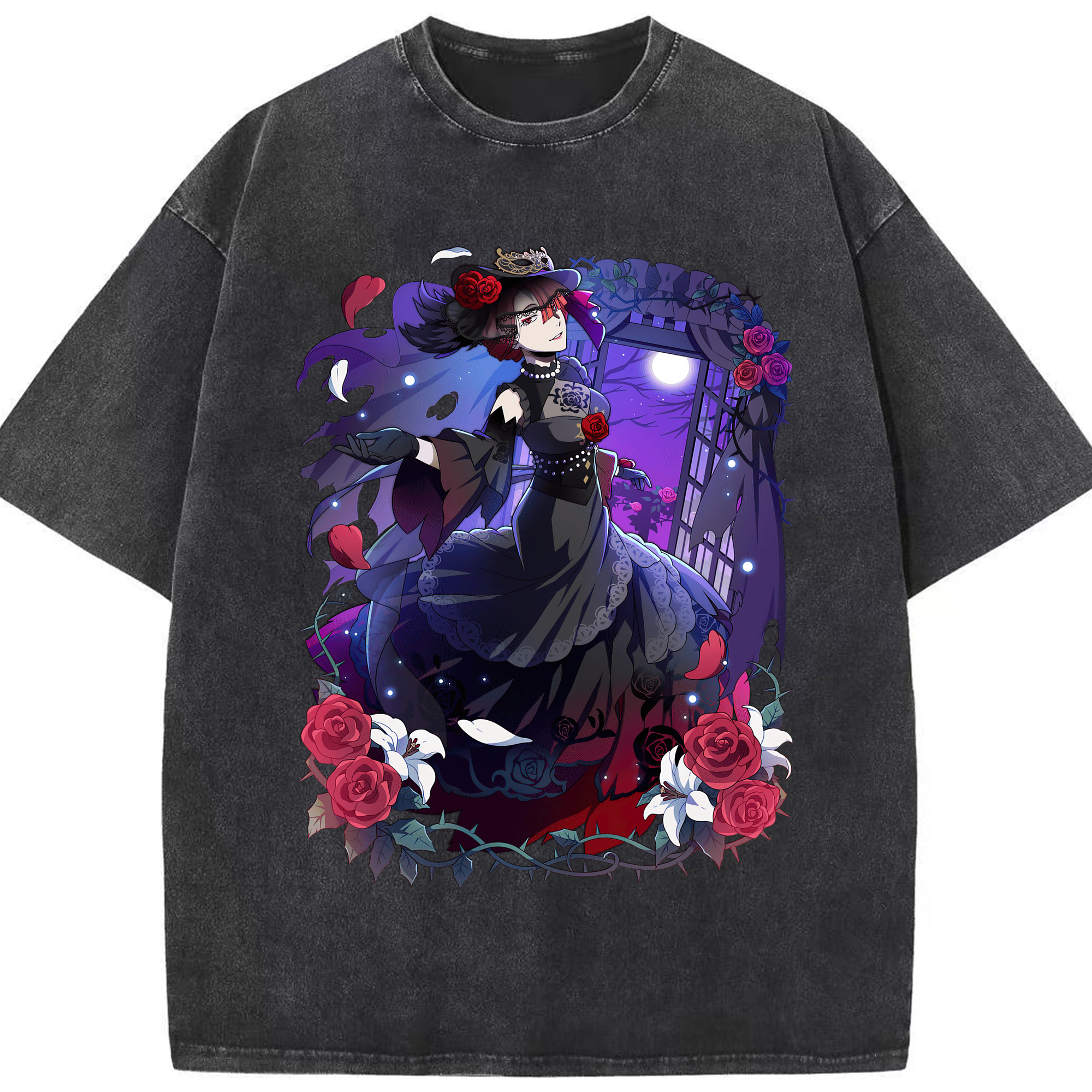 （画像用） 文豪ストレイドッグス Bungo Stray Dogs 綿100% ヴィンテージ風 半袖Tシャツ（フロントプリント）