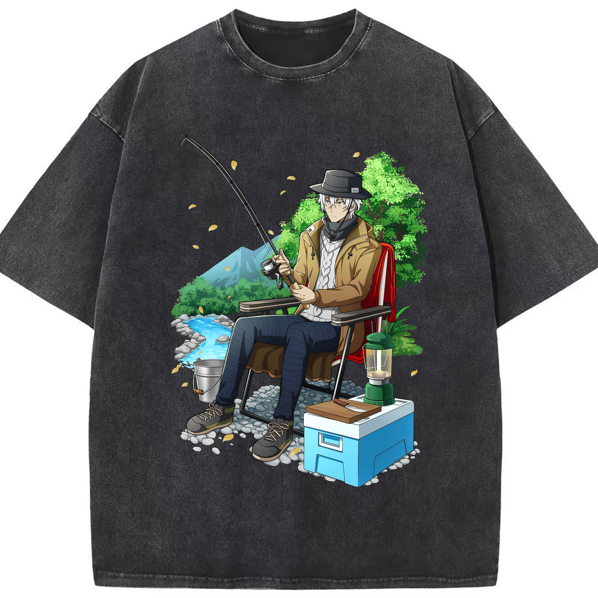 （画像用） 文豪ストレイドッグス Bungo Stray Dogs 綿100% ヴィンテージ風 半袖Tシャツ（フロントプリント）