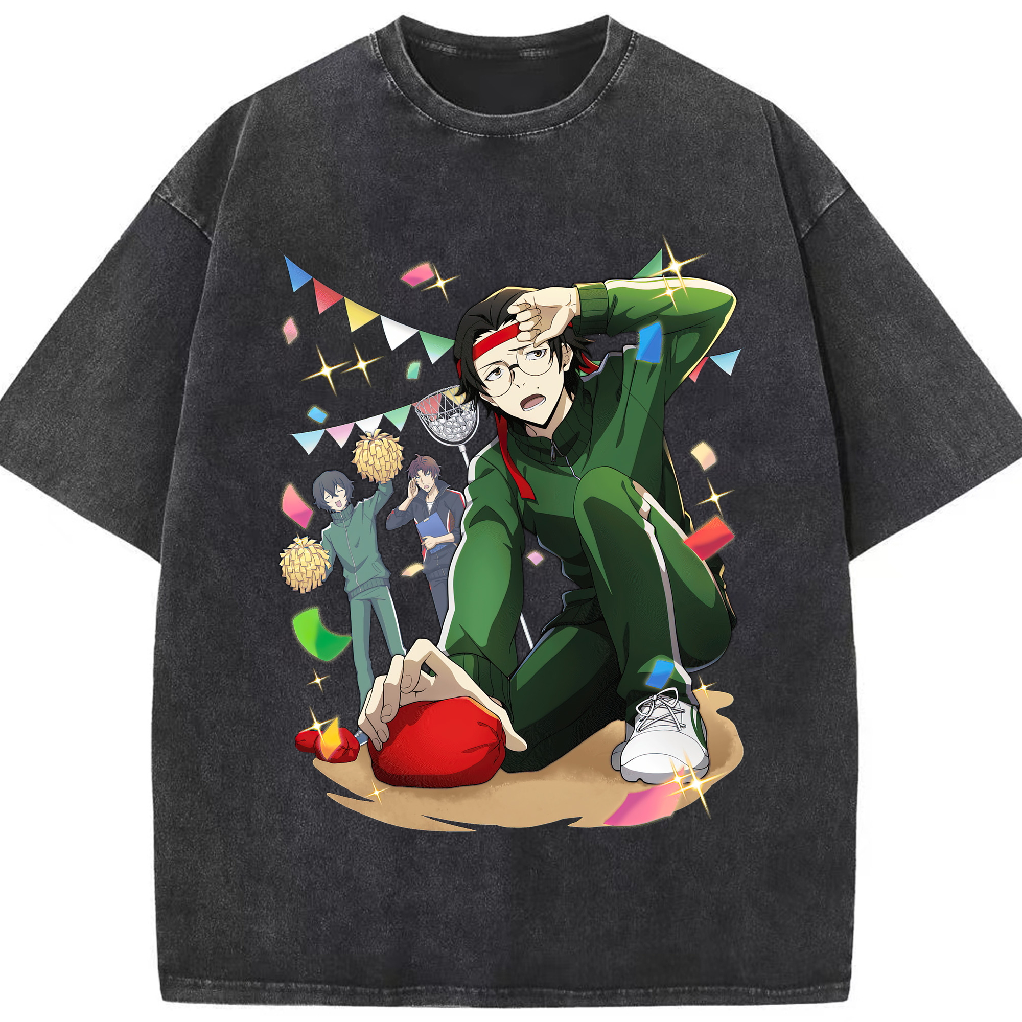 （画像用） 文豪ストレイドッグス Bungo Stray Dogs 綿100% ヴィンテージ風 半袖Tシャツ（フロントプリント）
