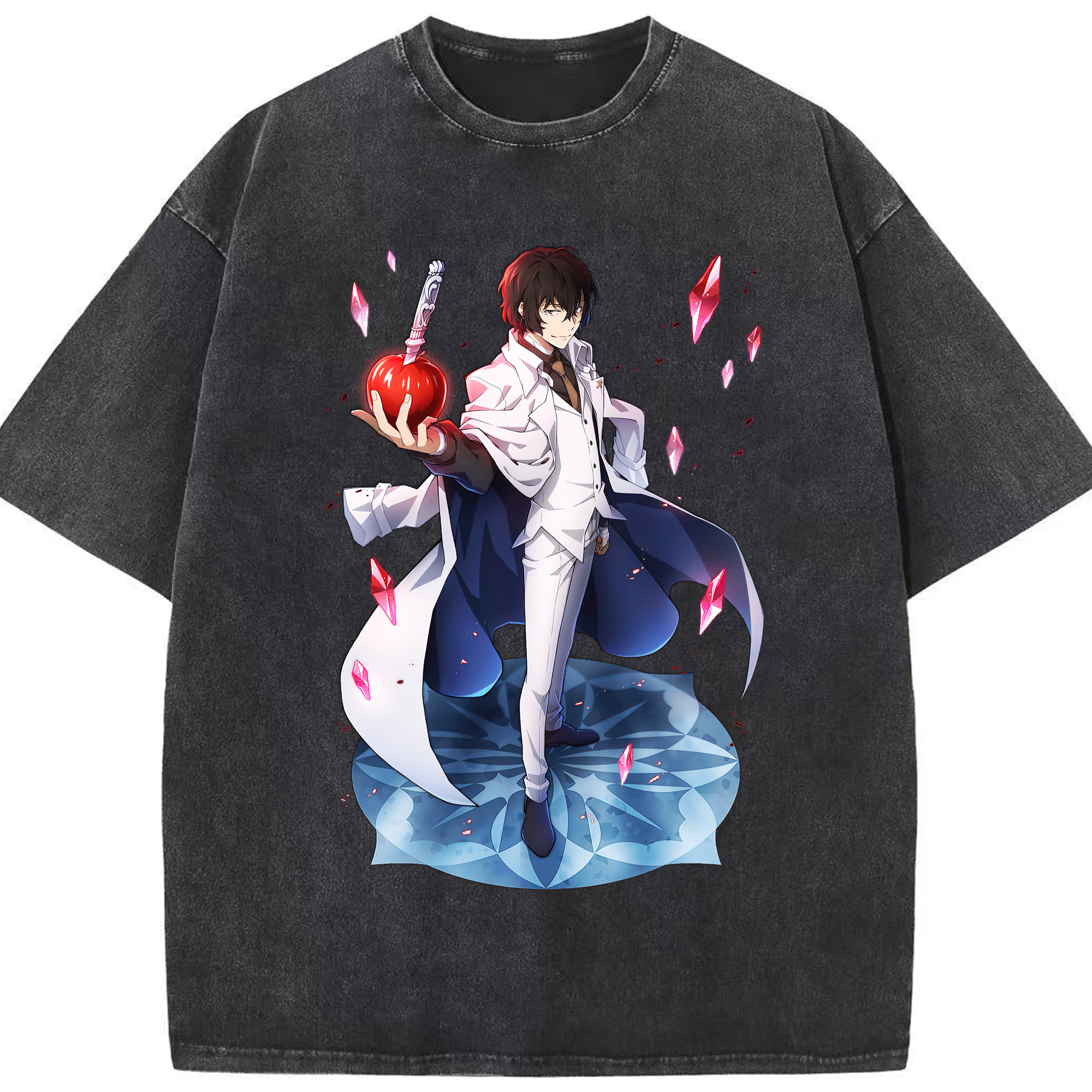 （画像用） 文豪ストレイドッグス Bungo Stray Dogs 綿100% ヴィンテージ風 半袖Tシャツ（フロントプリント）