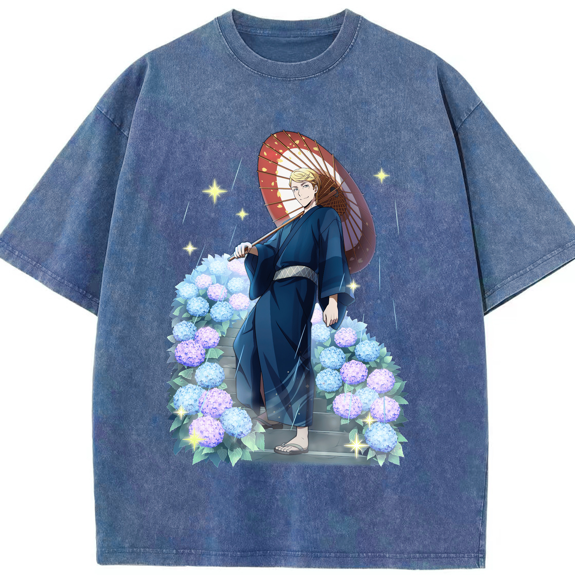（画像用） 文豪ストレイドッグス Bungo Stray Dogs 綿100% ヴィンテージ風 半袖Tシャツ（フロントプリント）