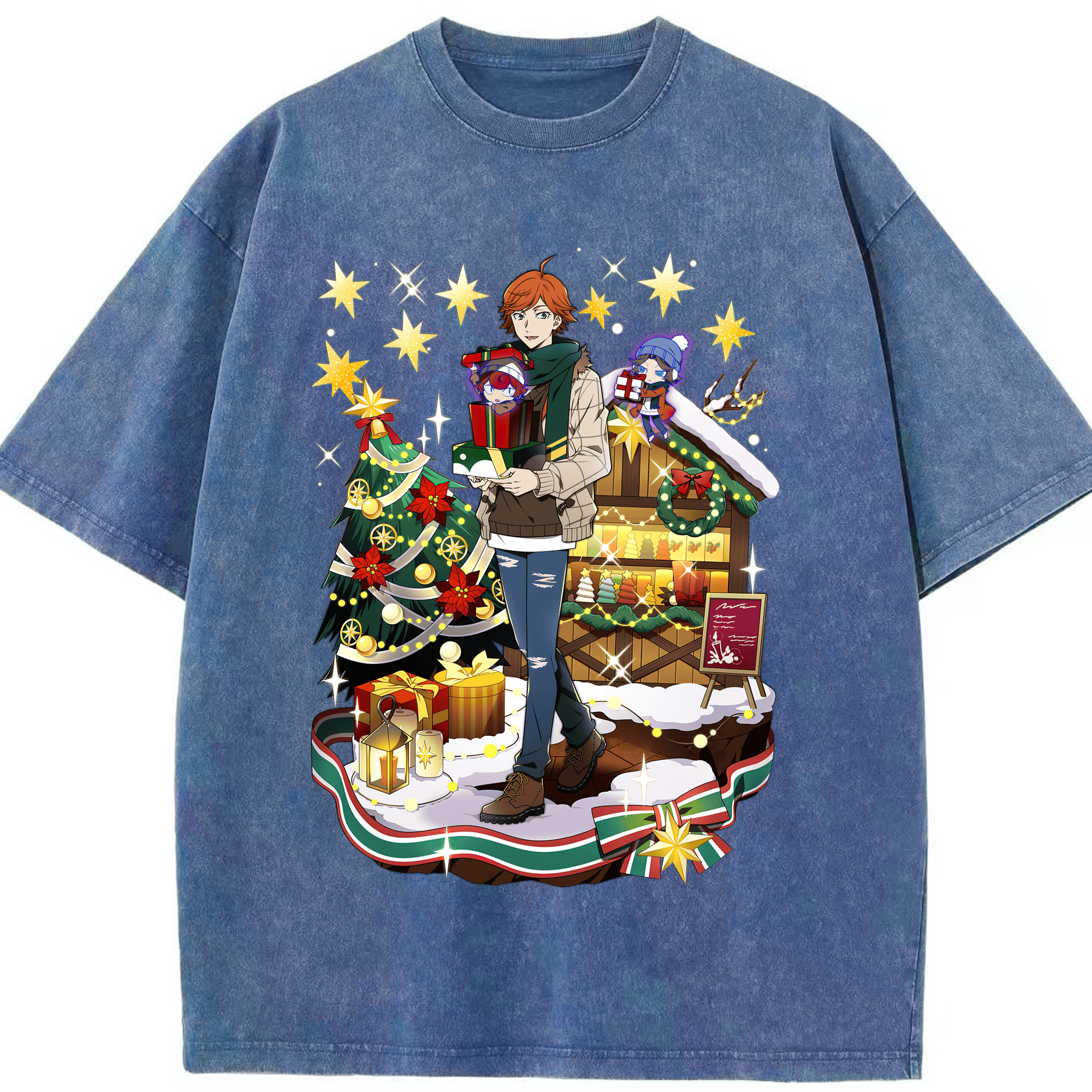 （画像用） 文豪ストレイドッグス Bungo Stray Dogs 綿100% ヴィンテージ風 半袖Tシャツ（フロントプリント）