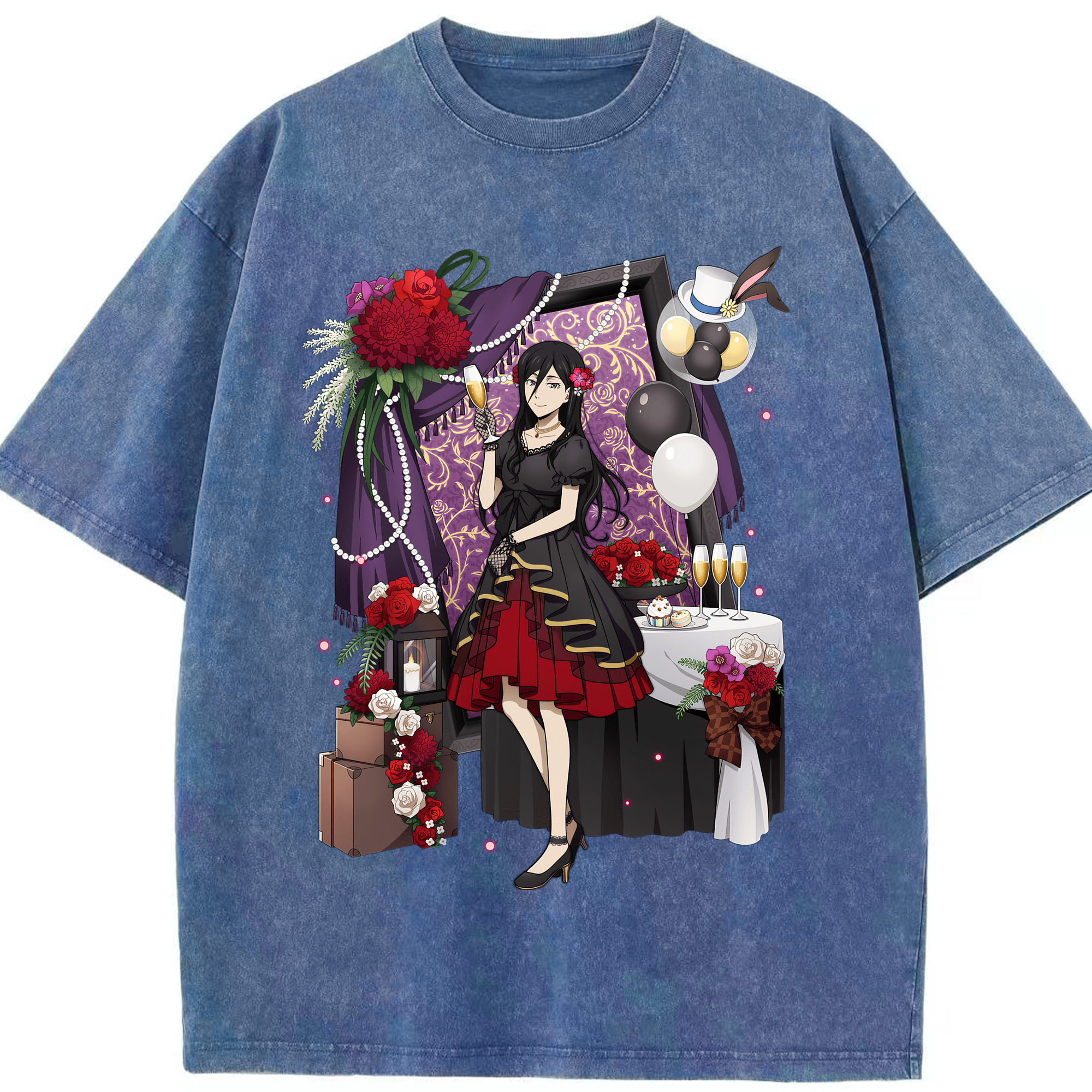 （画像用） 文豪ストレイドッグス Bungo Stray Dogs 綿100% ヴィンテージ風 半袖Tシャツ（フロントプリント）