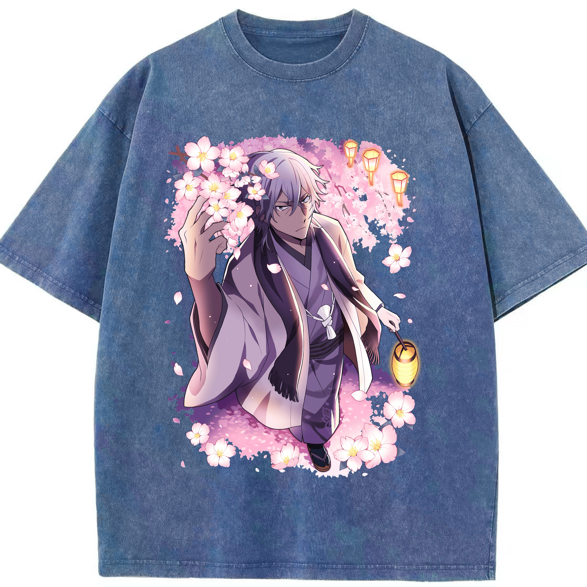 （画像用） 文豪ストレイドッグス Bungo Stray Dogs 綿100% ヴィンテージ風 半袖Tシャツ（フロントプリント）