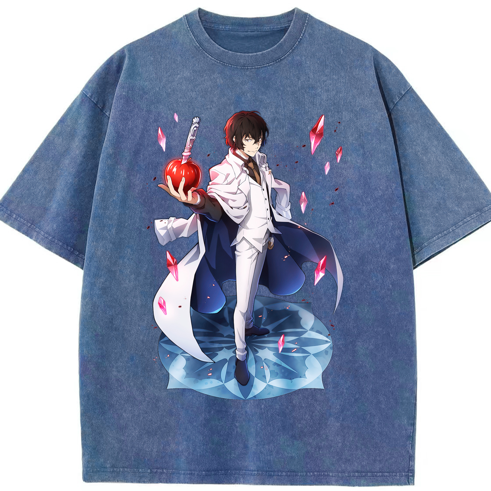 （画像用） 文豪ストレイドッグス Bungo Stray Dogs 綿100% ヴィンテージ風 半袖Tシャツ（フロントプリント）