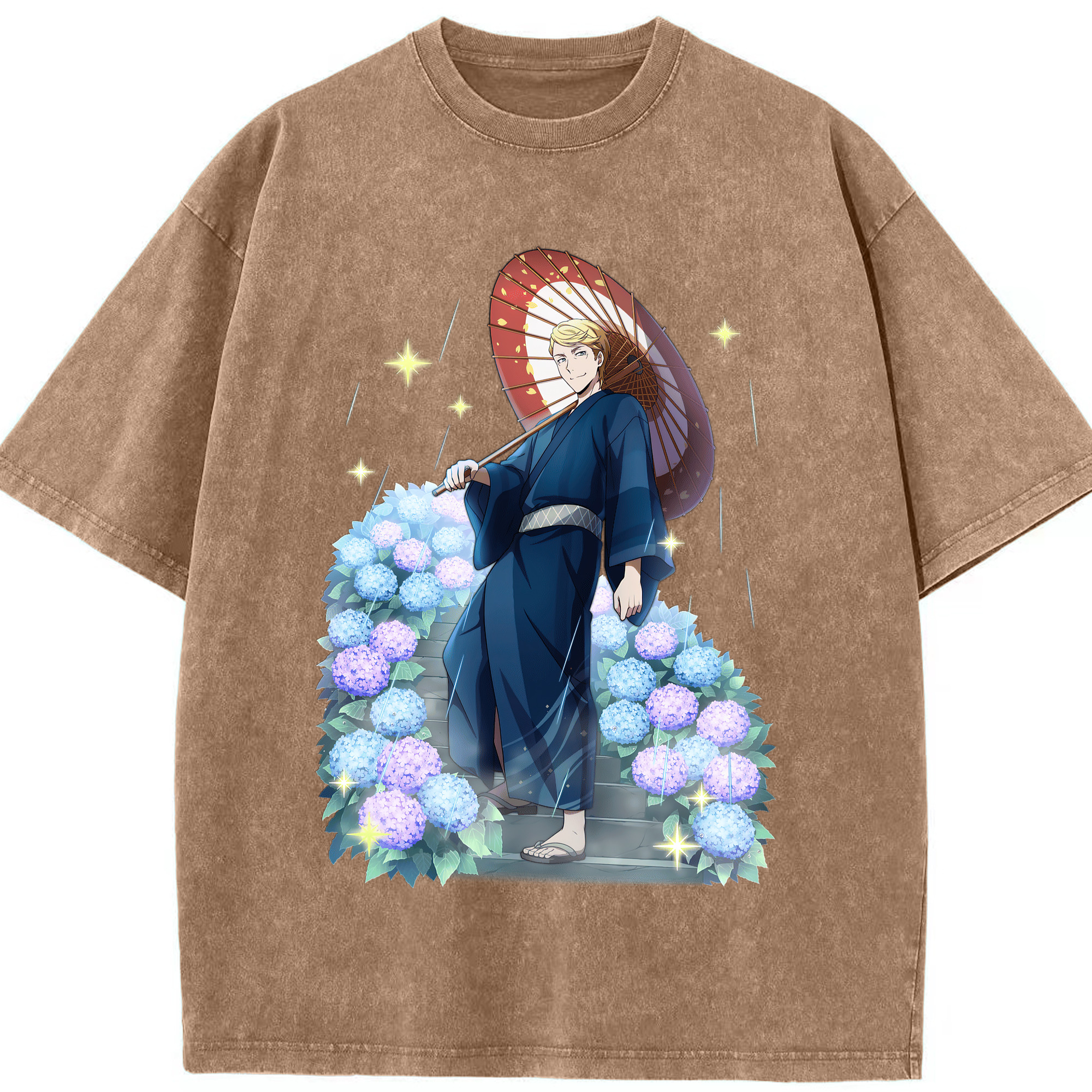 （画像用） 文豪ストレイドッグス Bungo Stray Dogs 綿100% ヴィンテージ風 半袖Tシャツ（フロントプリント）