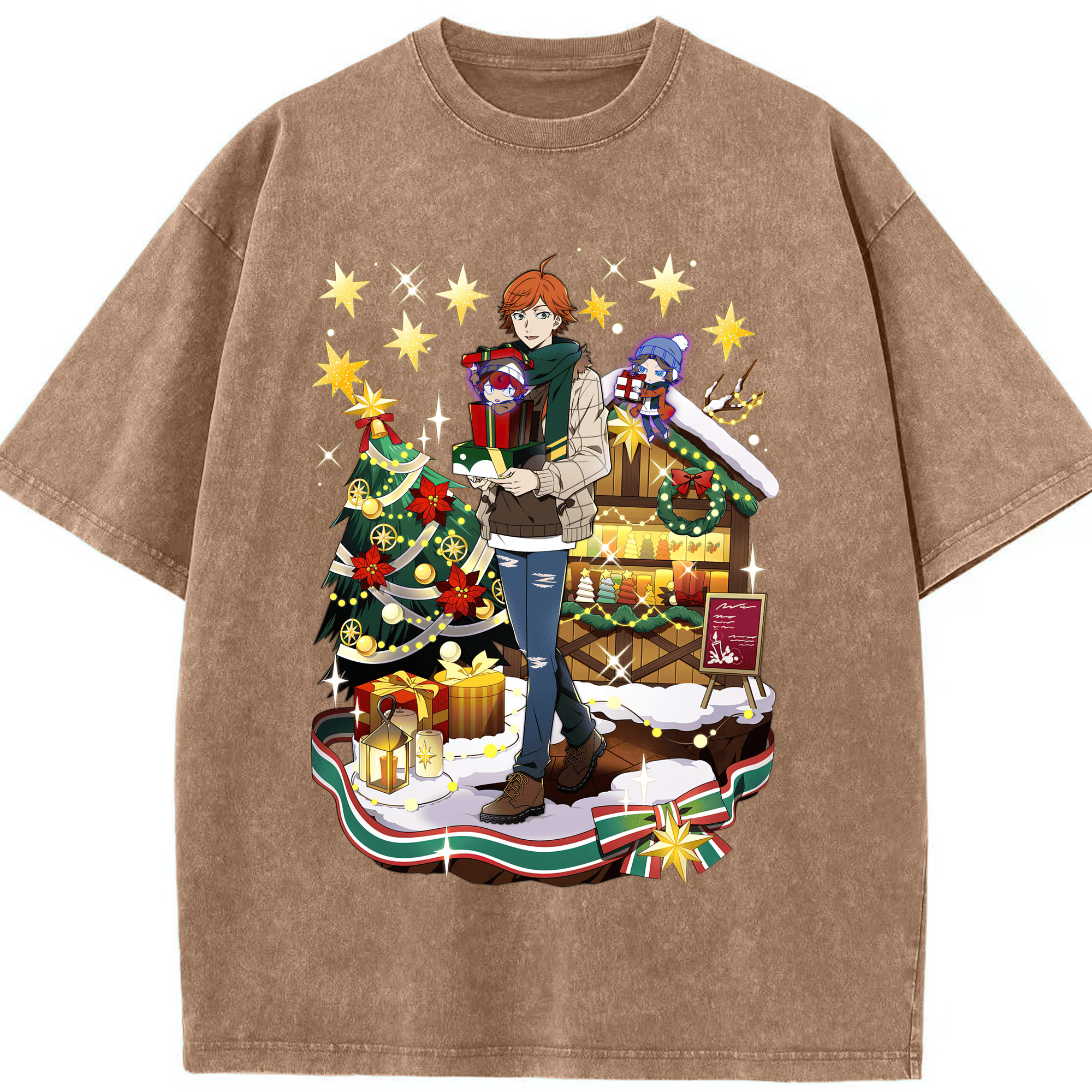 （画像用） 文豪ストレイドッグス Bungo Stray Dogs 綿100% ヴィンテージ風 半袖Tシャツ（フロントプリント）