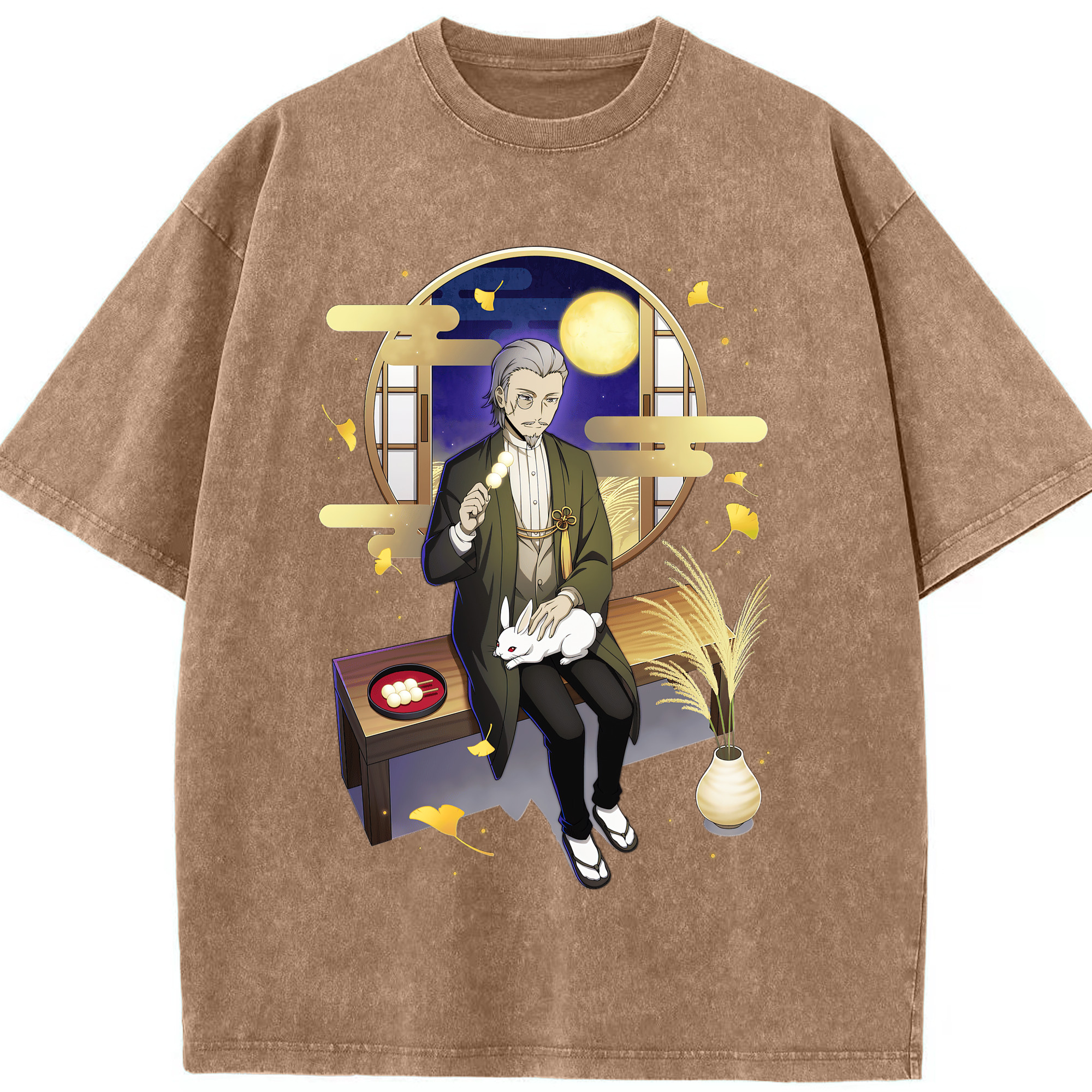 （画像用） 文豪ストレイドッグス Bungo Stray Dogs 綿100% ヴィンテージ風 半袖Tシャツ（フロントプリント）
