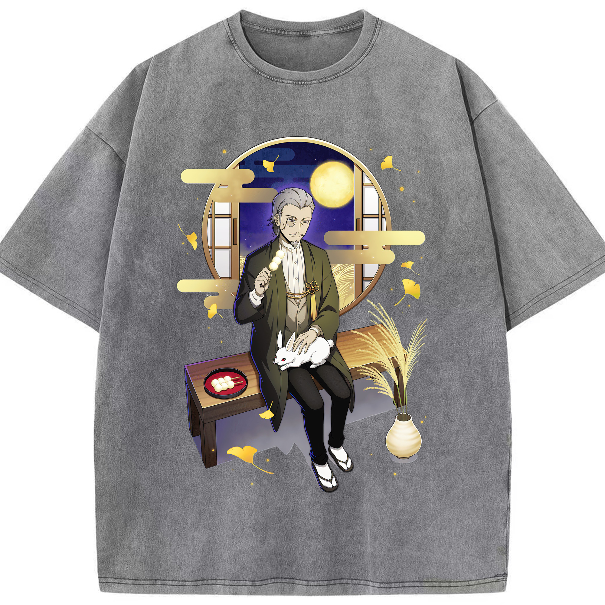 （画像用） 文豪ストレイドッグス Bungo Stray Dogs 綿100% ヴィンテージ風 半袖Tシャツ（フロントプリント）
