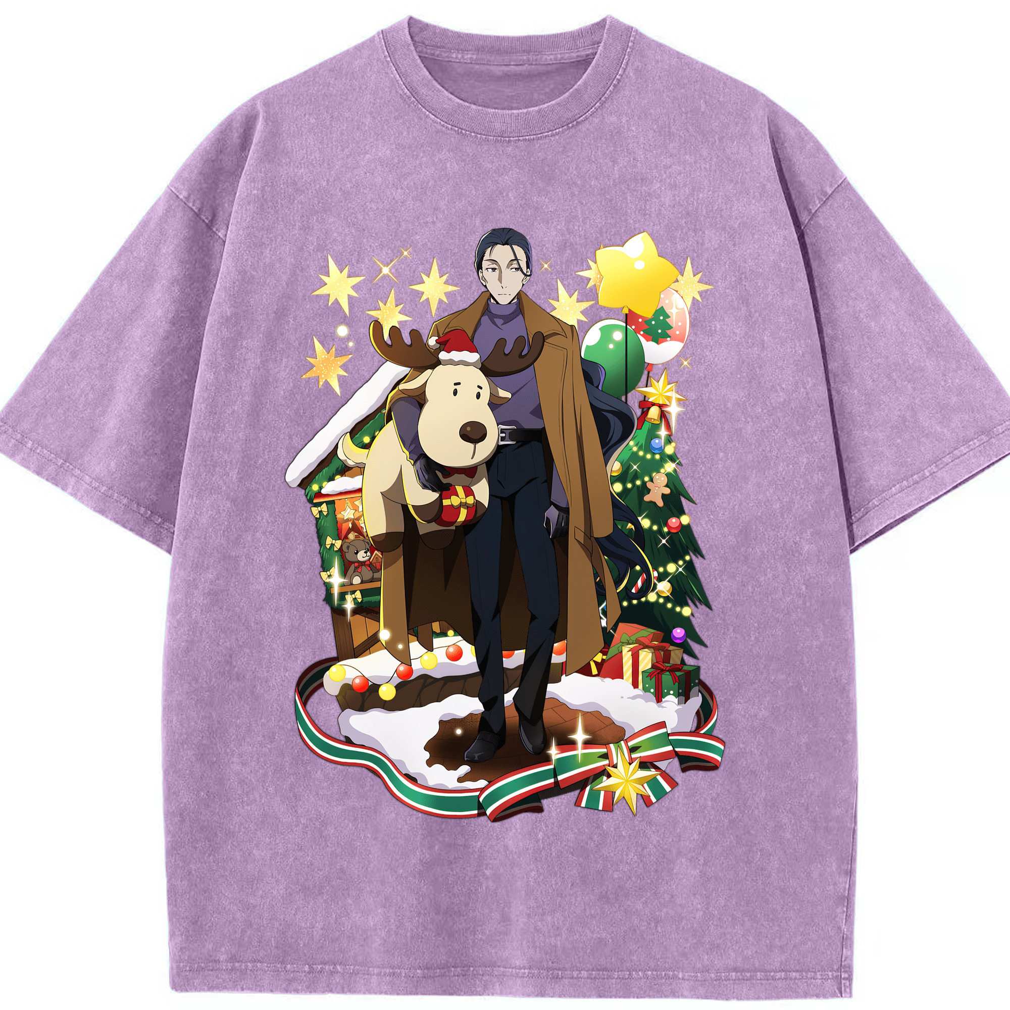 （画像用） 文豪ストレイドッグス Bungo Stray Dogs 綿100% ヴィンテージ風 半袖Tシャツ（フロントプリント）