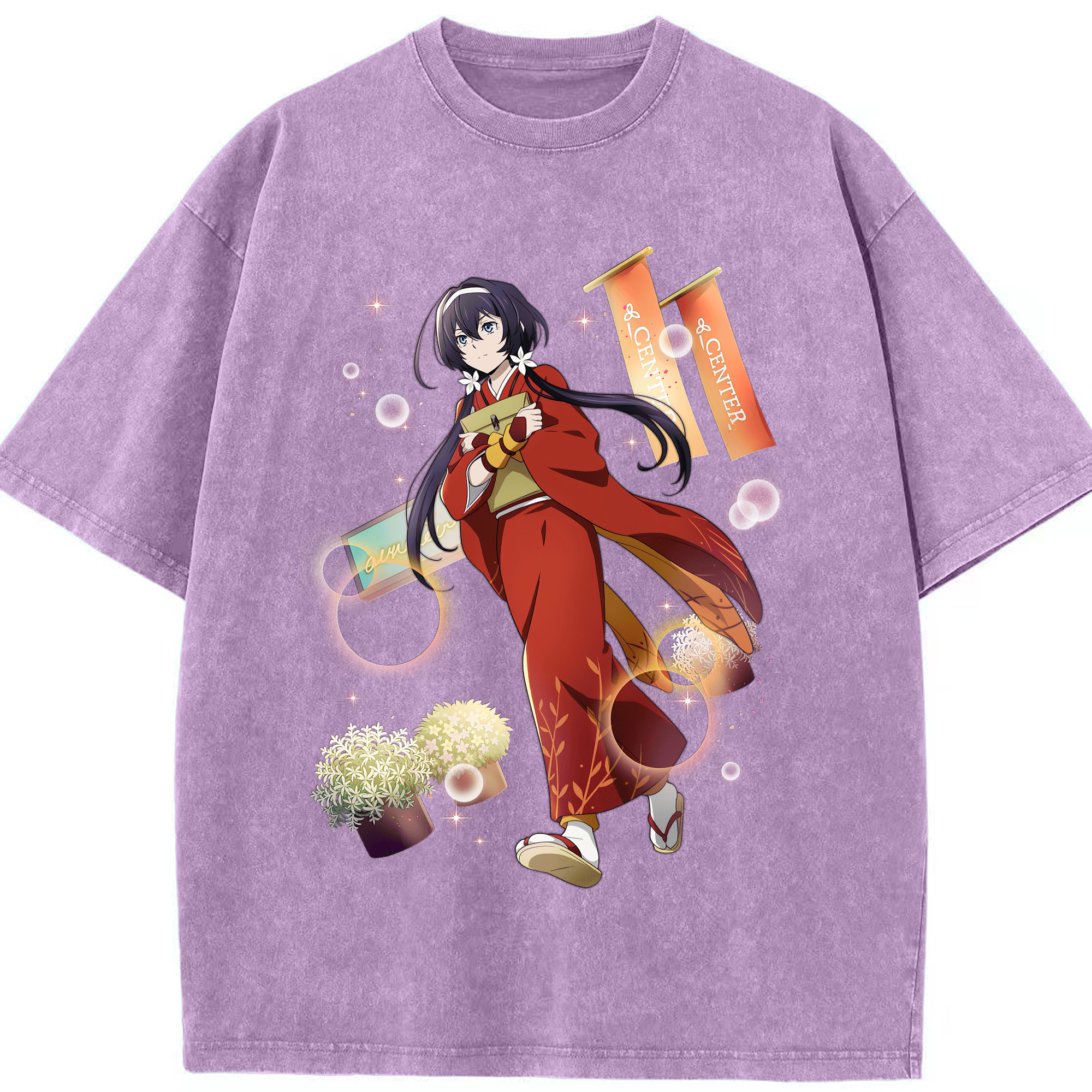 （画像用） 文豪ストレイドッグス Bungo Stray Dogs 綿100% ヴィンテージ風 半袖Tシャツ（フロントプリント）