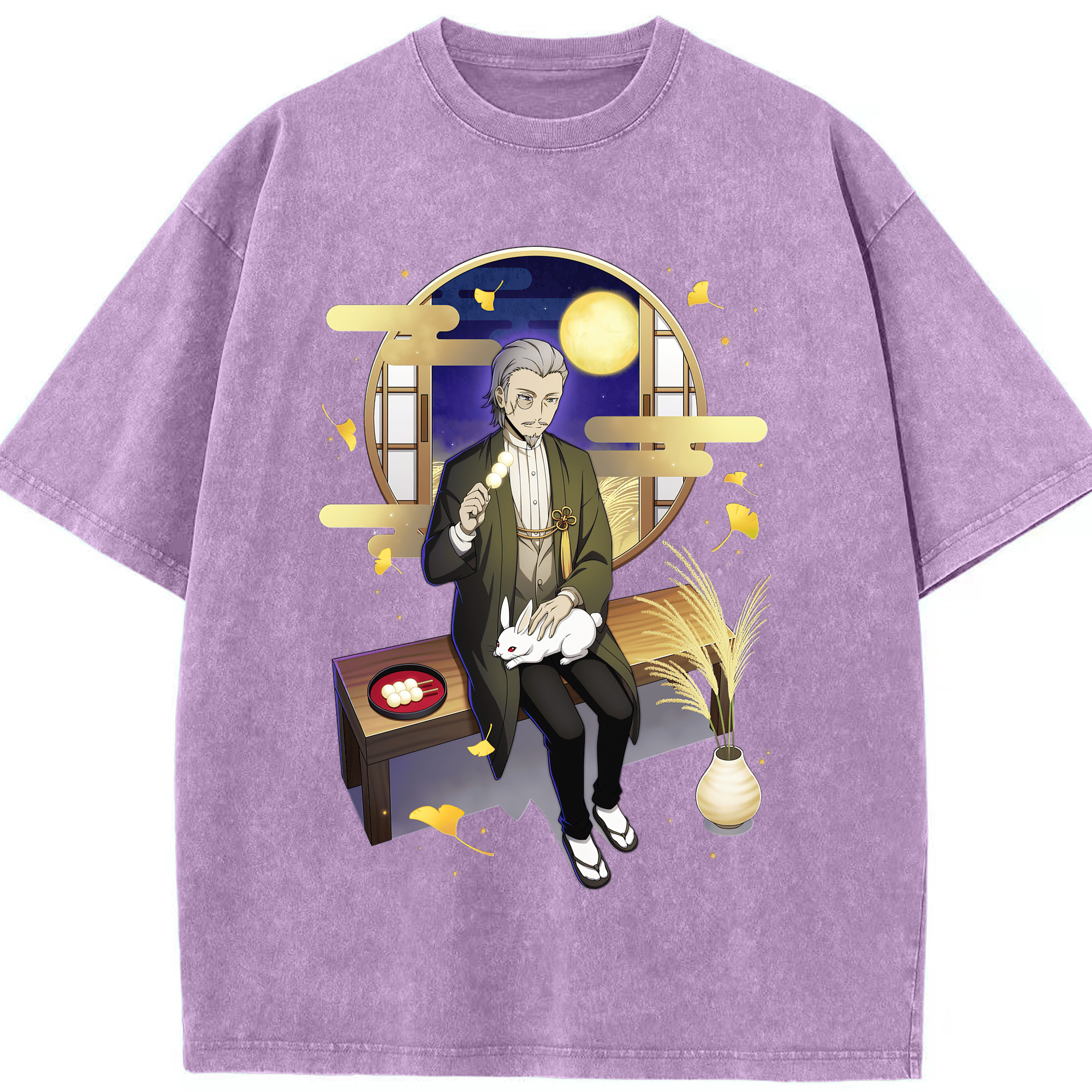 （画像用） 文豪ストレイドッグス Bungo Stray Dogs 綿100% ヴィンテージ風 半袖Tシャツ（フロントプリント）