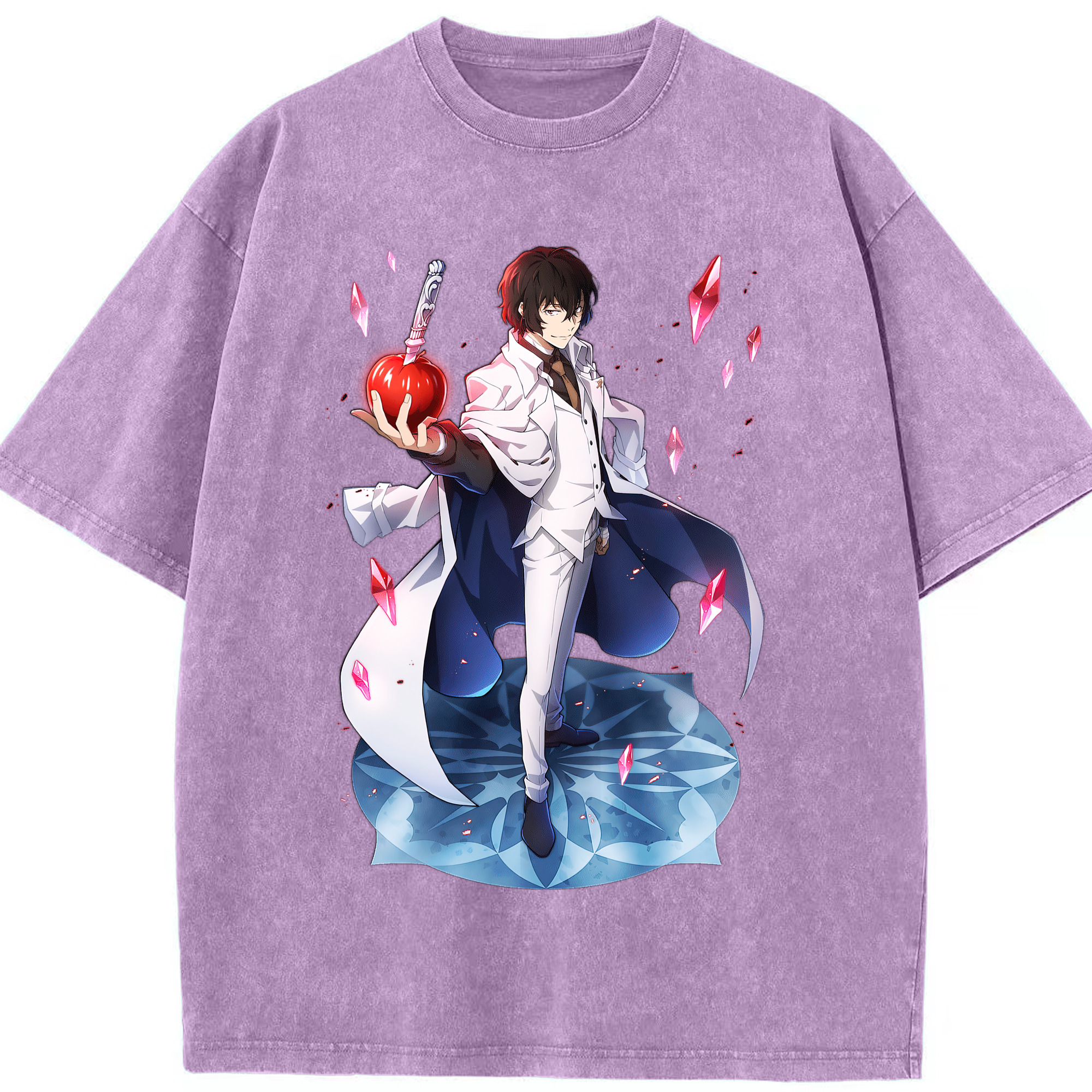 （画像用） 文豪ストレイドッグス Bungo Stray Dogs 綿100% ヴィンテージ風 半袖Tシャツ（フロントプリント）